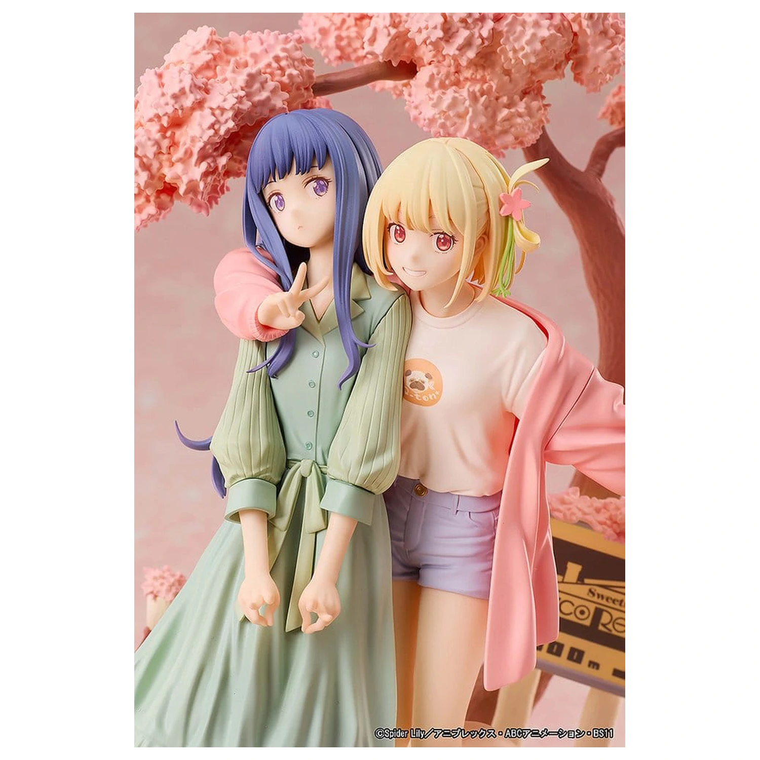 Lycoris Recoil PVC figúrky 2-Pack Chisato Nishikigi & Takina Inoue Spring Ver. 25 cm produktová fotografia