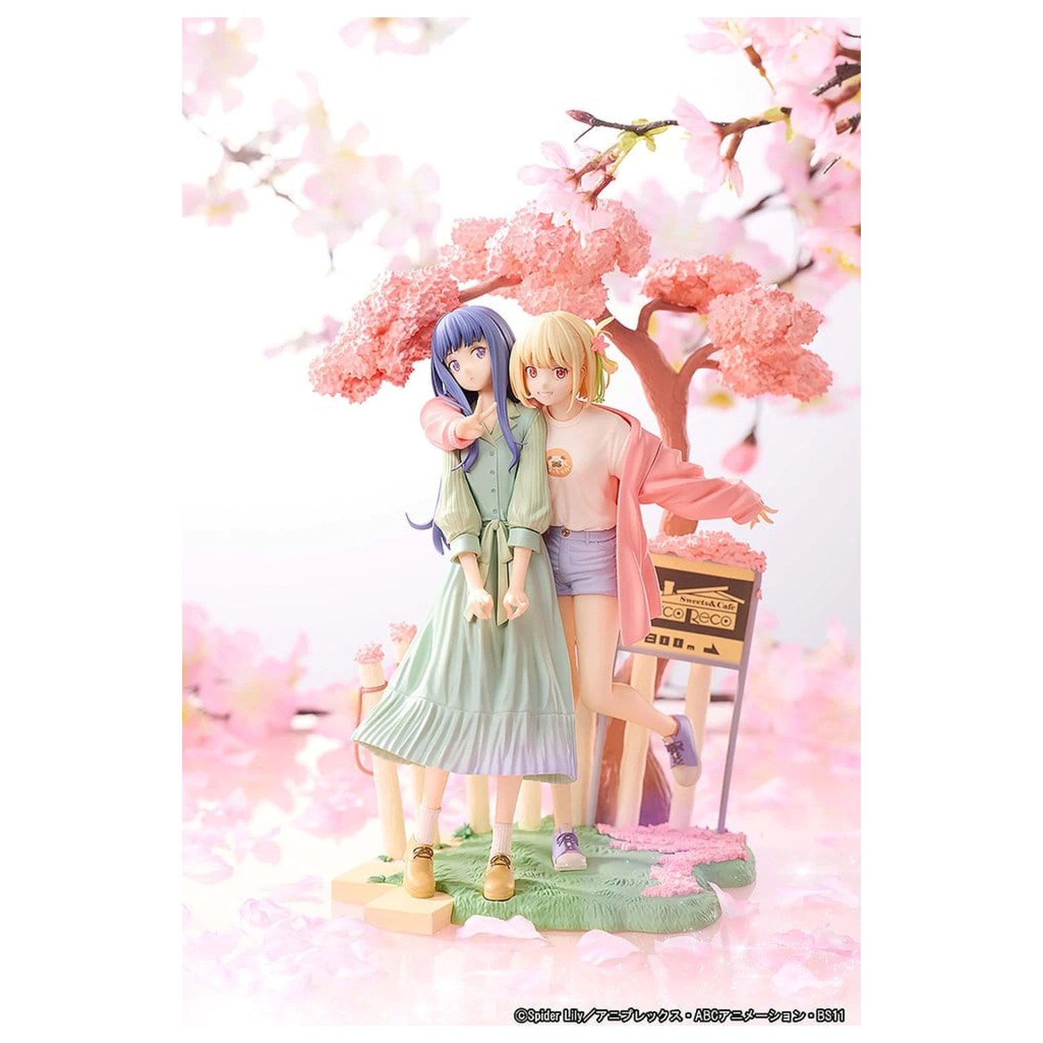 Lycoris Recoil PVC figúrky 2-Pack Chisato Nishikigi & Takina Inoue Spring Ver. 25 cm produktová fotografia