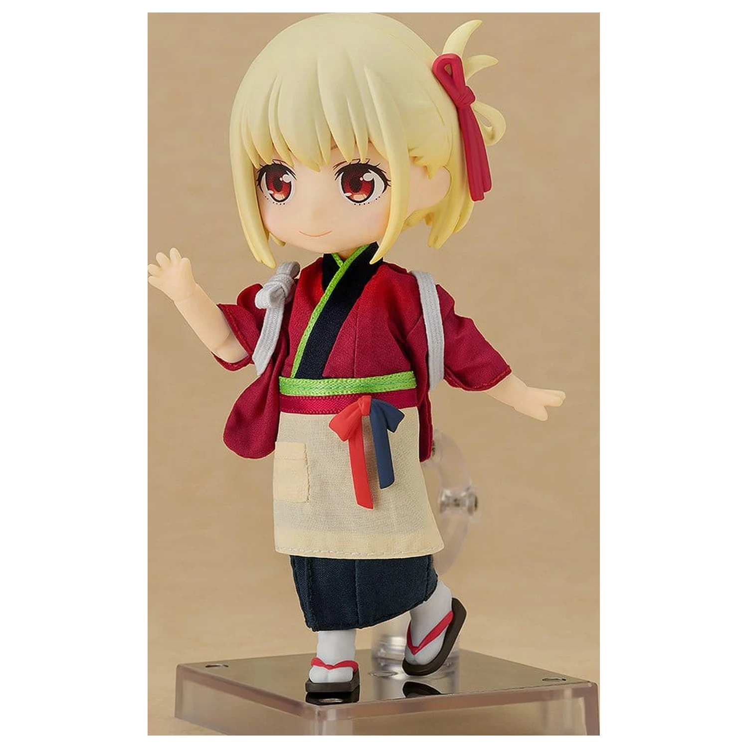 Lycoris Recoil Nendoroid Doll Akčná figúrka Chisato Nishikigi: Cafe LycoReco Uniform Ver. 14 cm produktová fotografia