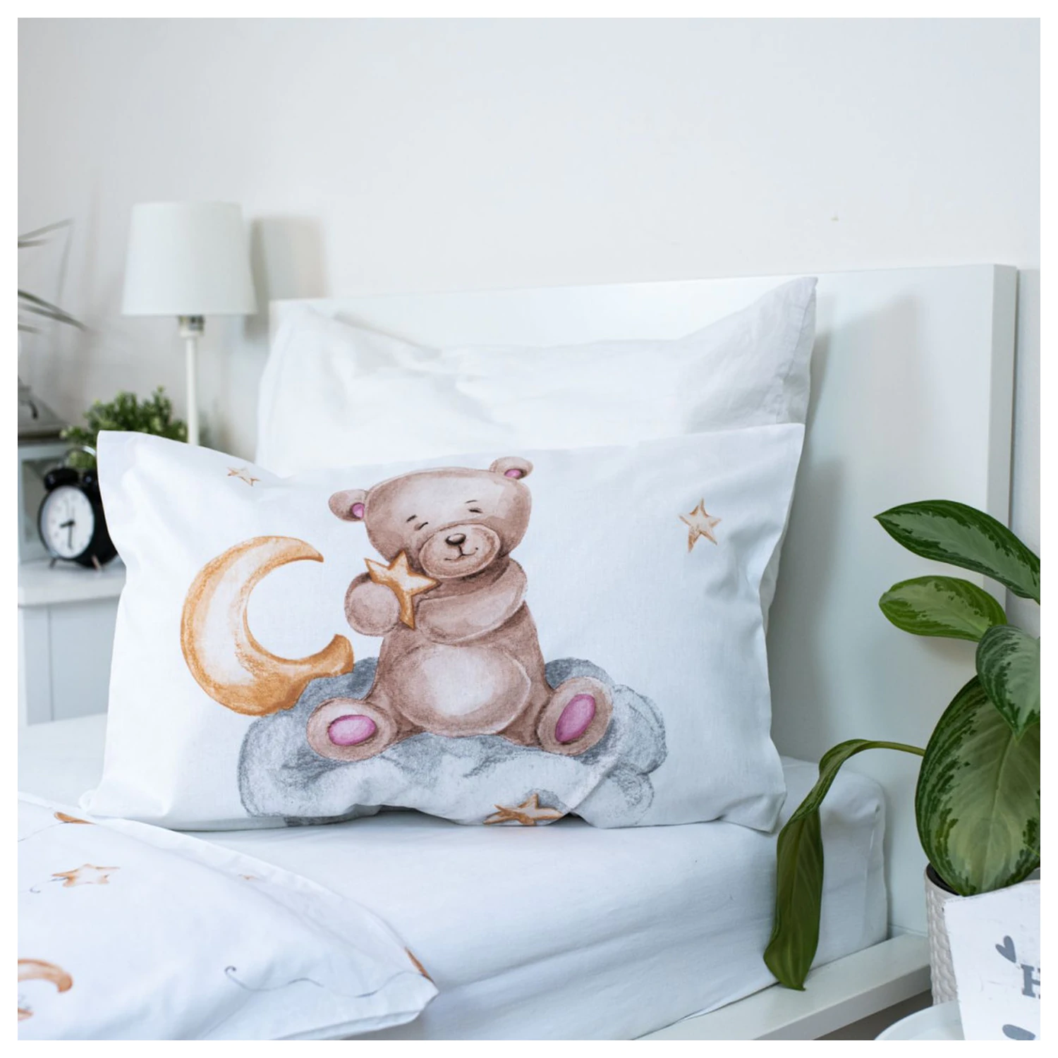 Teddy Bear roztomilé detské, predškolské obliečky na periny s obliečkami na vankúšik produktová fotografia