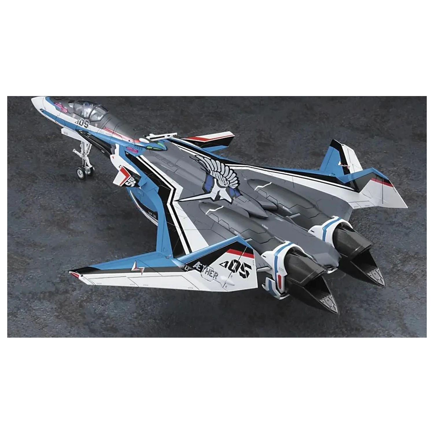 Macross Delta VF-31J Custom Siegfried Hayate Plastikový model 1/72 produktová fotografia