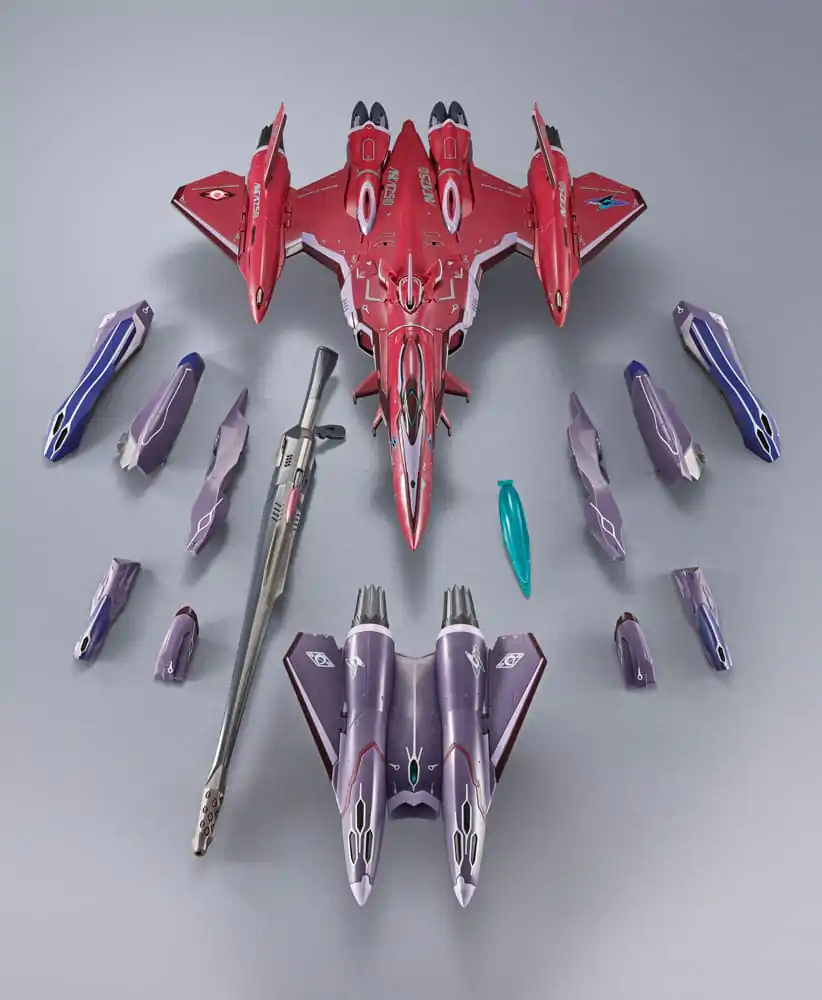 Macross Frontier DX Chogokin Akčná figúrka VF-27 Gamma SP Super Lucifer Valkyrie Brera Sterne use Revival Ver. 25 cm produktová fotografia