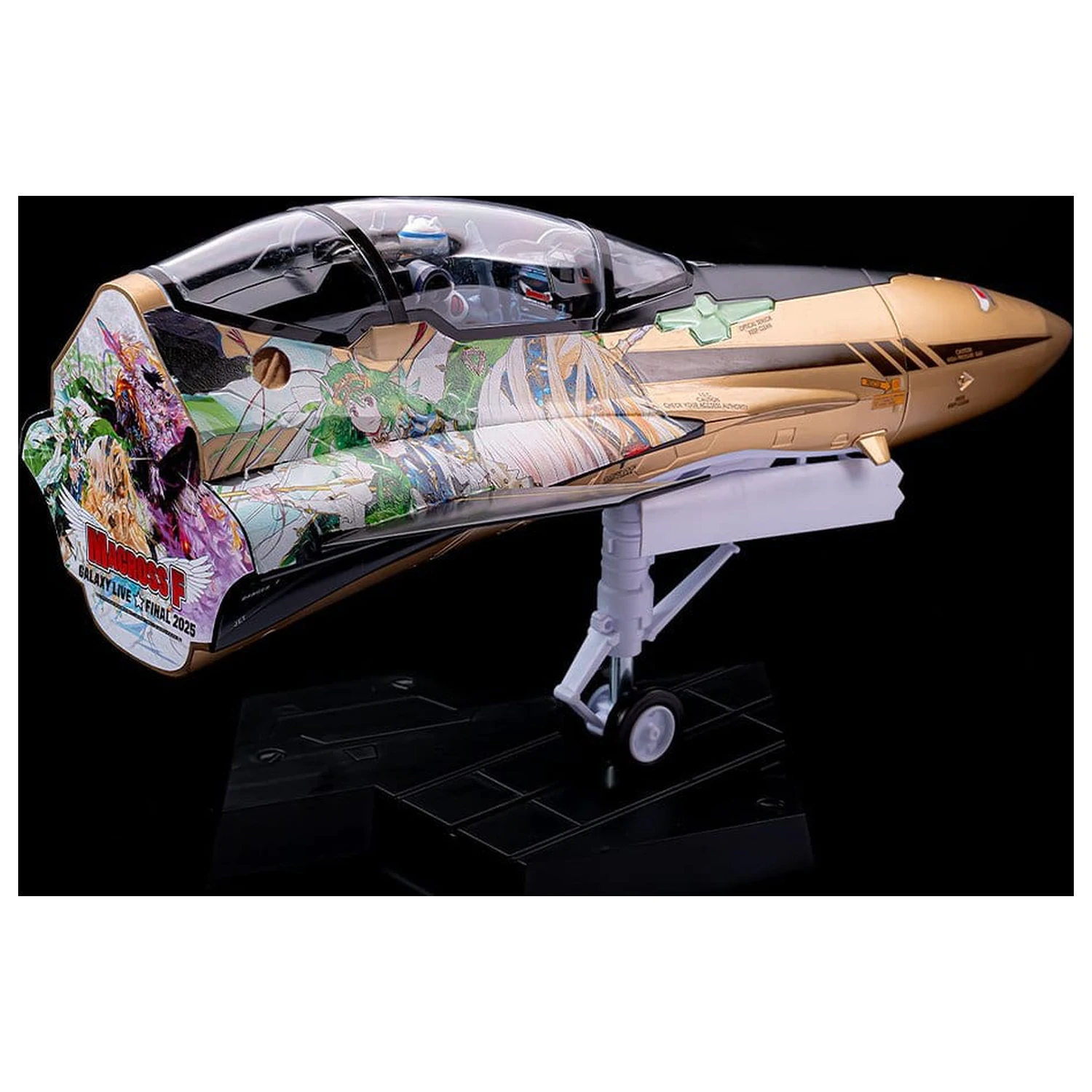 Macross Frontier Plastová Modelárska Súprava PLAMAX MF-98: minimum factory Fighter Nosová Kolekcia YF-29 GALAXY SÚPRAVA 34 cm produktová fotografia