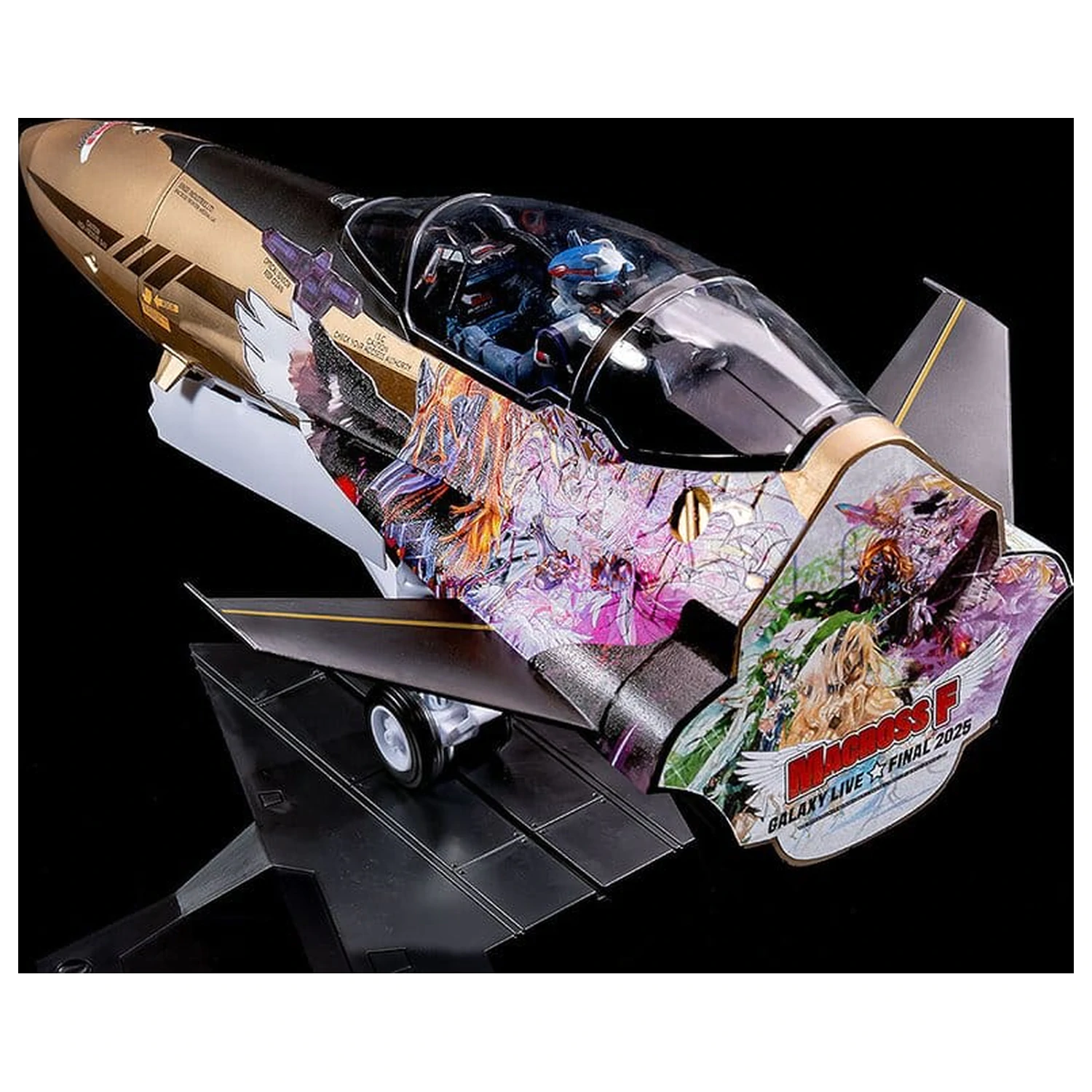 Macross Frontier Plastová Modelárska Súprava PLAMAX MF-98: minimum factory Fighter Nosová Kolekcia YF-29 GALAXY SÚPRAVA 34 cm produktová fotografia