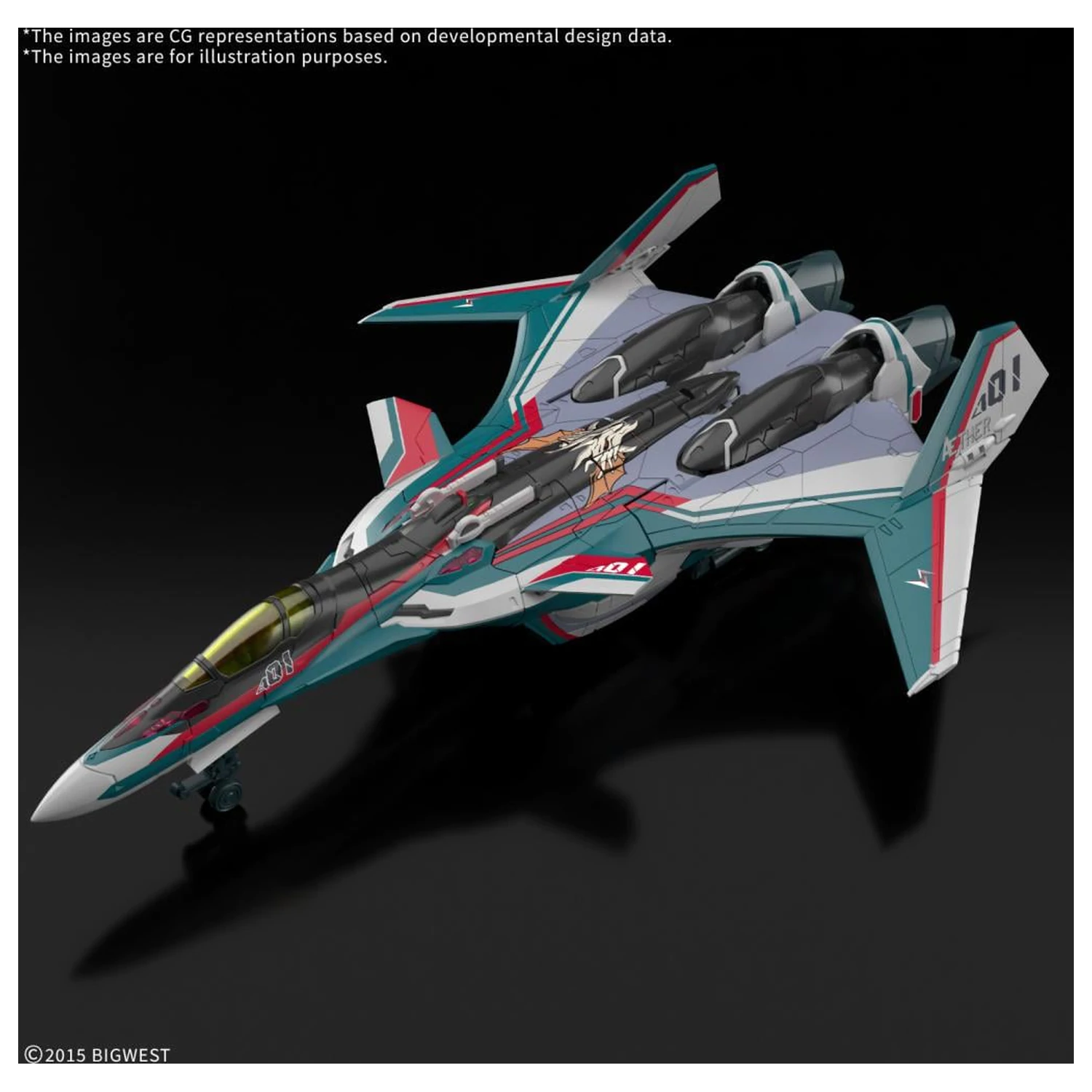 Macross HG 1/100 VF-31S Siegfried (Arad Moders Use) modelová súprava produktová fotografia