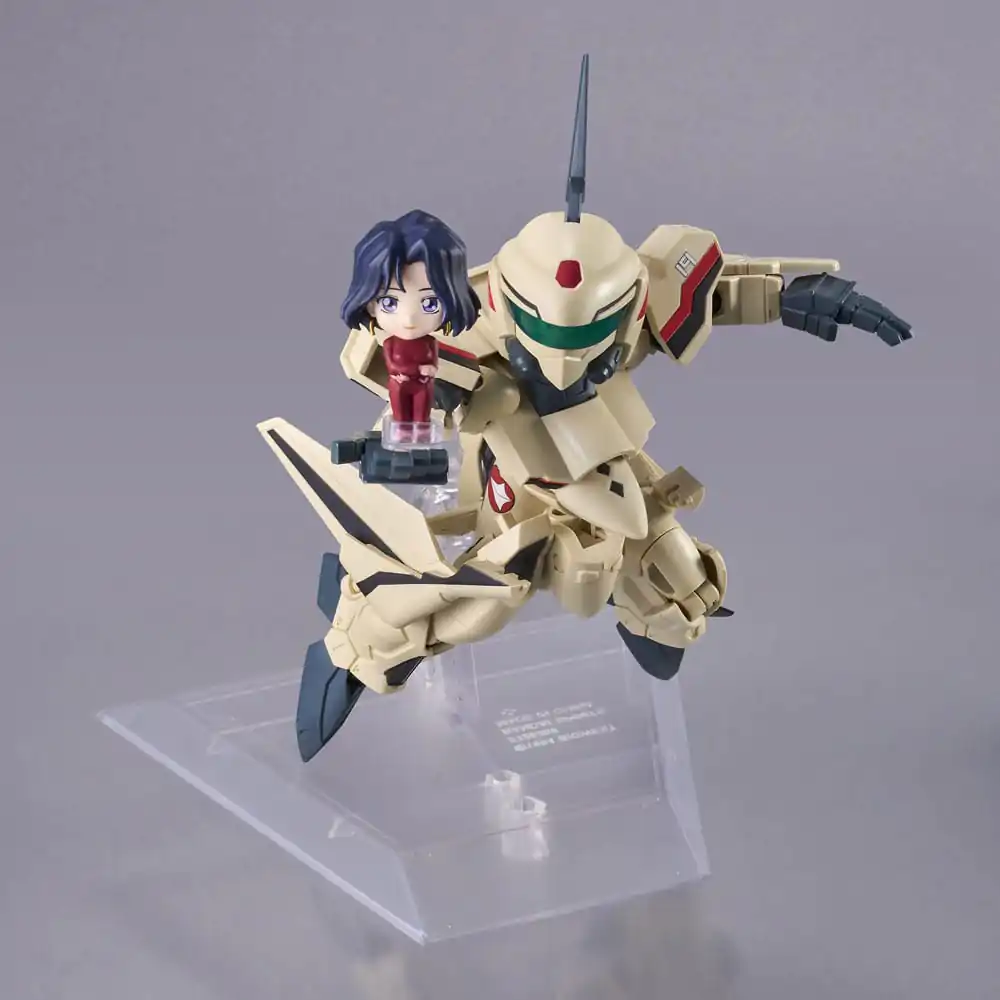 Macross Plus Tiny Session vozidlo s akčnou figúrkou YF-19 (Isamu Alva Dyson Use) s Myung Fang Love 11 cm produktová fotografia