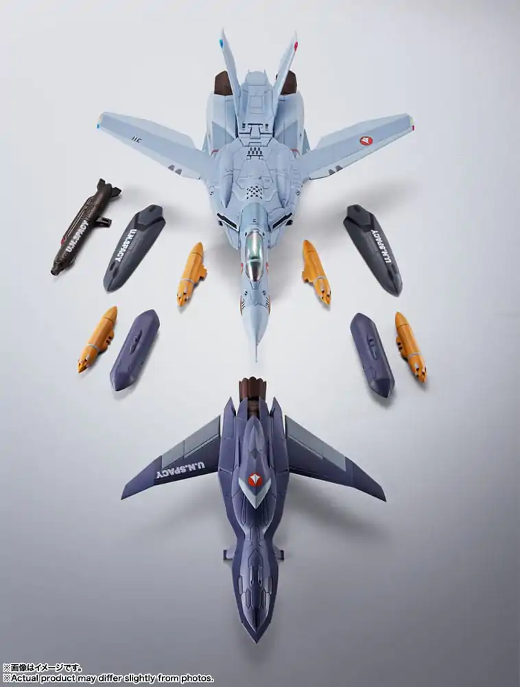 Macross Zero Hi-Metal R akčná figúrka VF-0A Phoenix (Shin Kudo Use) & QF-2200D-B Ghost 30 cm termékfotó