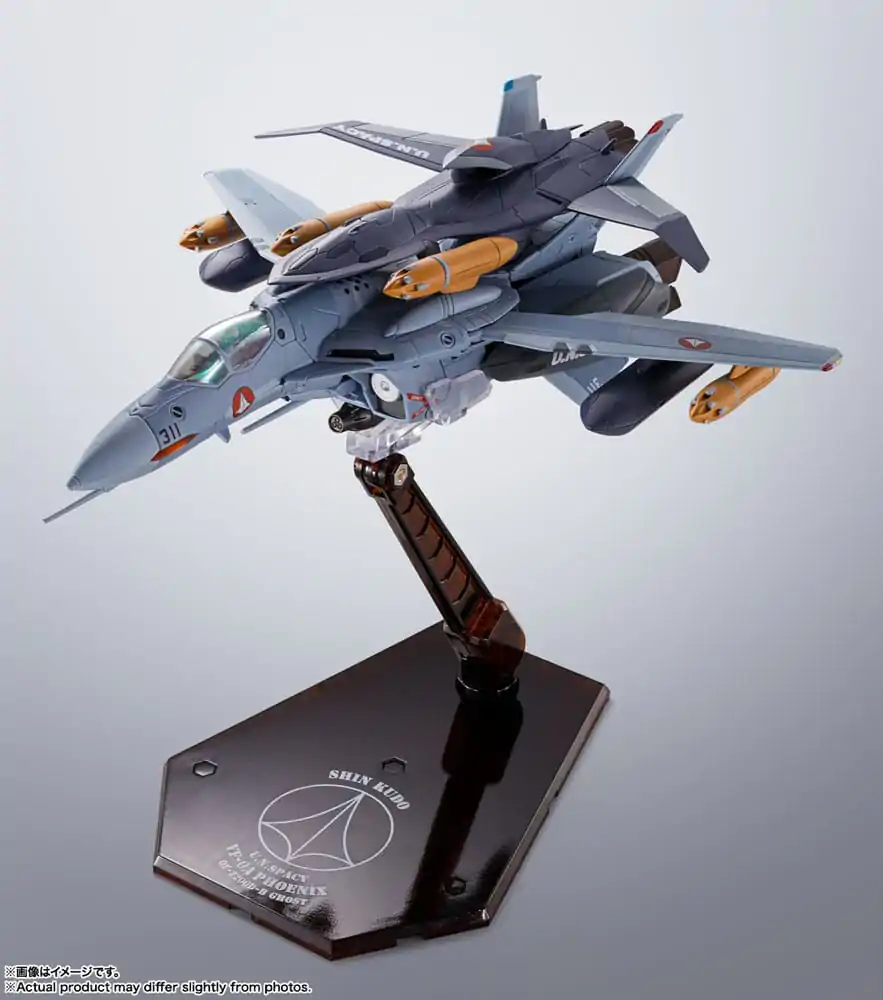 Macross Zero Hi-Metal R akčná figúrka VF-0A Phoenix (Shin Kudo Use) & QF-2200D-B Ghost 30 cm termékfotó