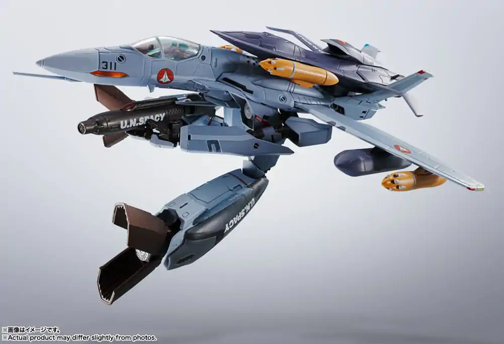 Macross Zero Hi-Metal R akčná figúrka VF-0A Phoenix (Shin Kudo Use) & QF-2200D-B Ghost 30 cm termékfotó