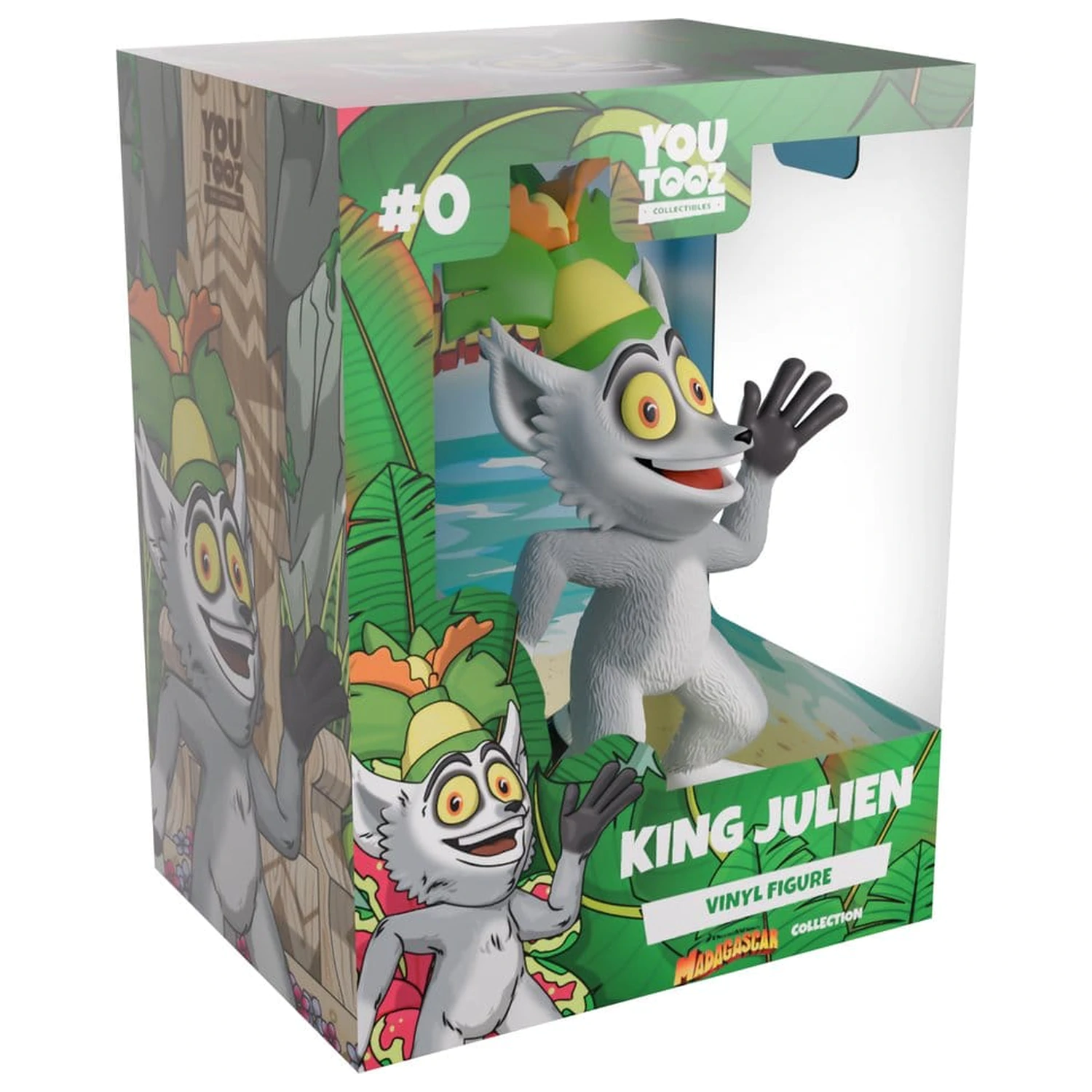 Madagascar Vinylová figúrka King Julien 12 cm produktová fotografia
