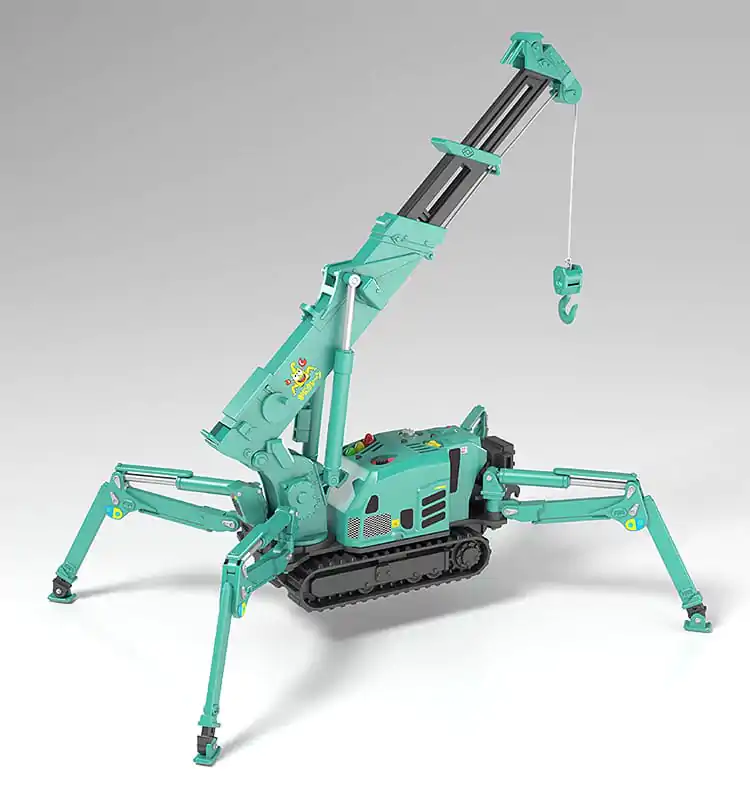 Maeda Seisakusho Moderoid Plastic Model Kit 1/20 Spider Crane (Green) Re-Run 25 cm Plastová stavebnica modelu produktová fotografia