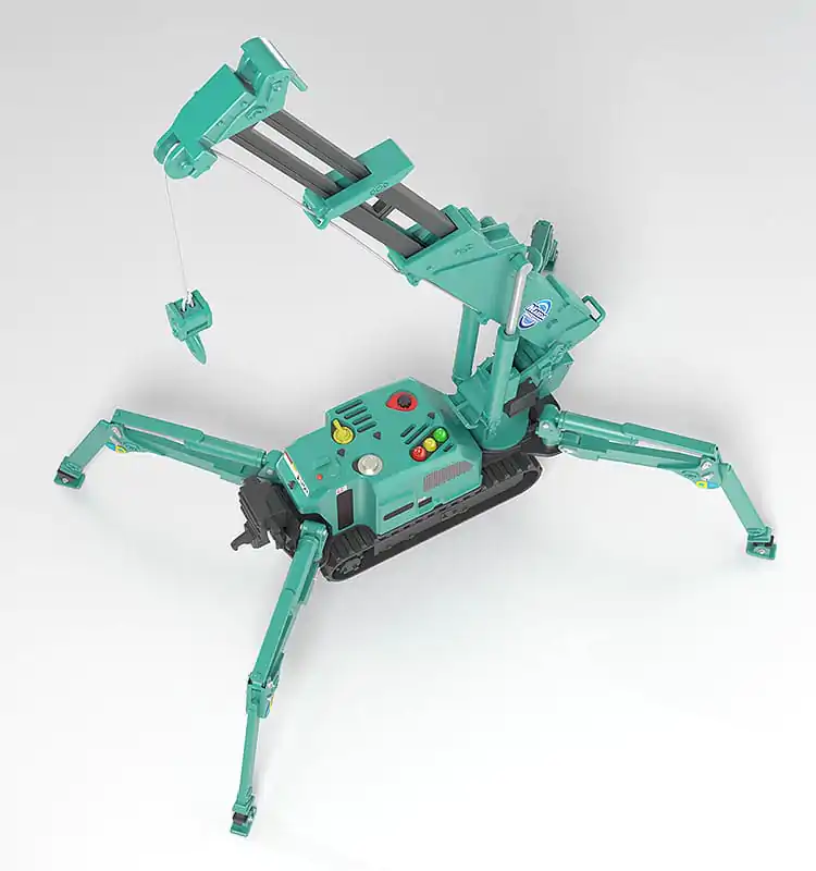 Maeda Seisakusho Moderoid Plastic Model Kit 1/20 Spider Crane (Green) Re-Run 25 cm Plastová stavebnica modelu produktová fotografia