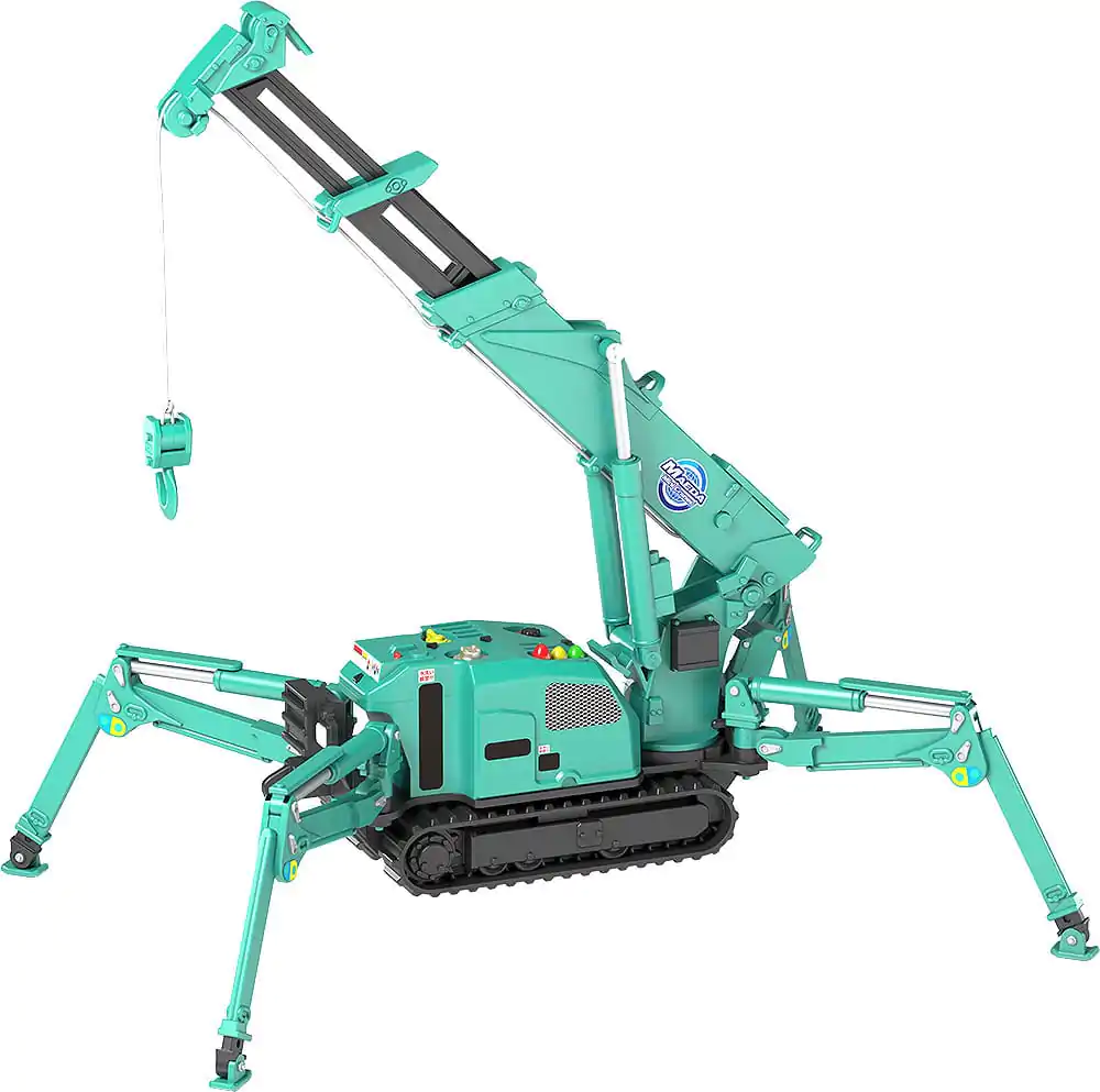 Maeda Seisakusho Moderoid Plastic Model Kit 1/20 Spider Crane (Green) Re-Run 25 cm Plastová stavebnica modelu produktová fotografia