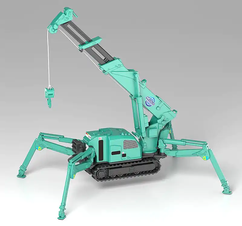 Maeda Seisakusho Moderoid Plastic Model Kit 1/20 Spider Crane (Green) Re-Run 25 cm Plastová stavebnica modelu produktová fotografia