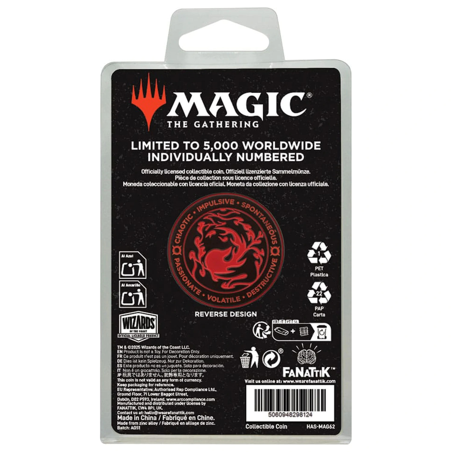 Magic: The Gathering Zberateľská minca Chandra produktová fotografia