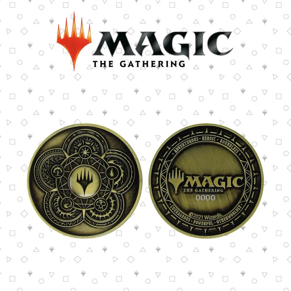 Magic the Gathering zberateľská minca limitovaná edícia produktová fotografia
