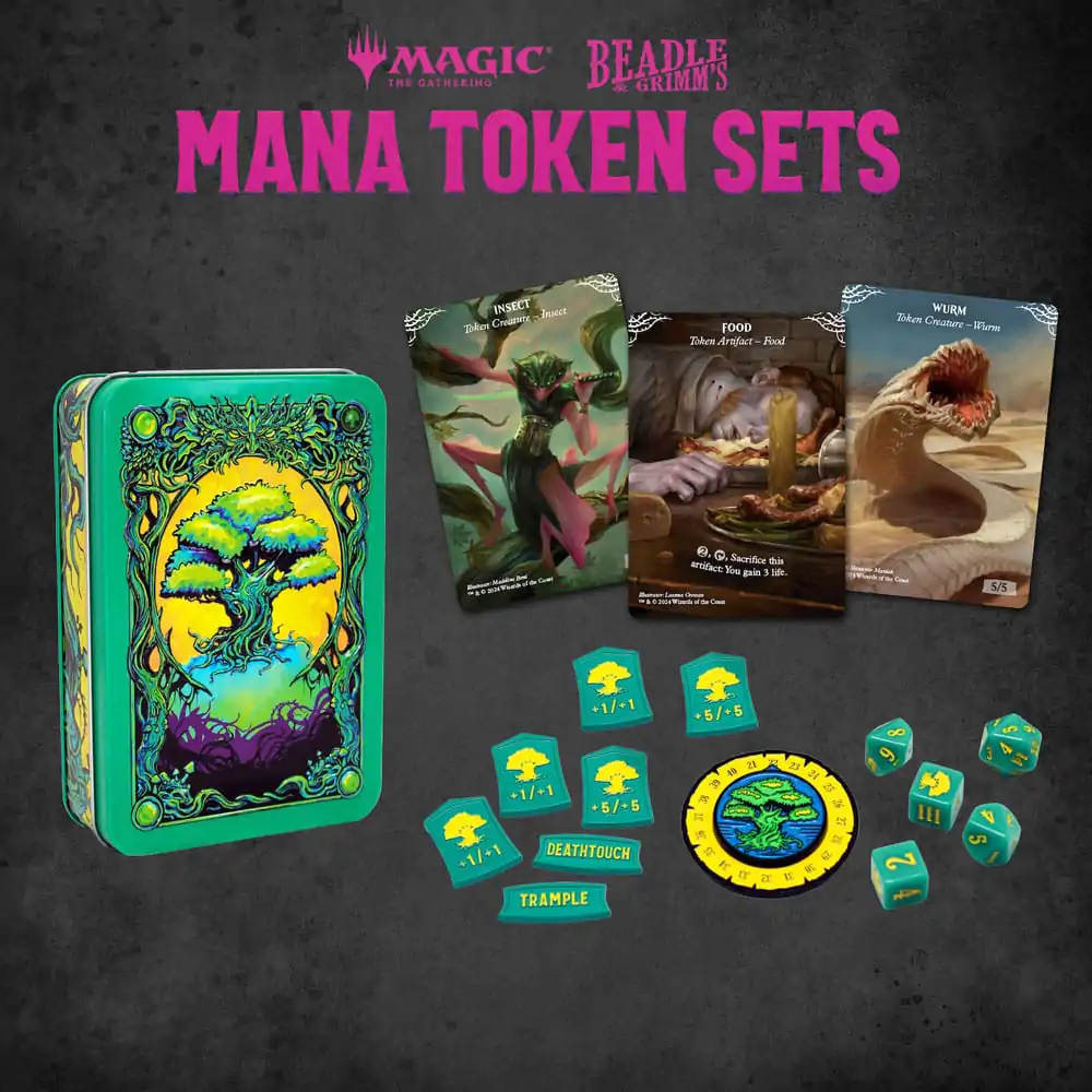 Magic the Gathering Kocky a Tokeny Balenie Zelená Mana produktová fotografia