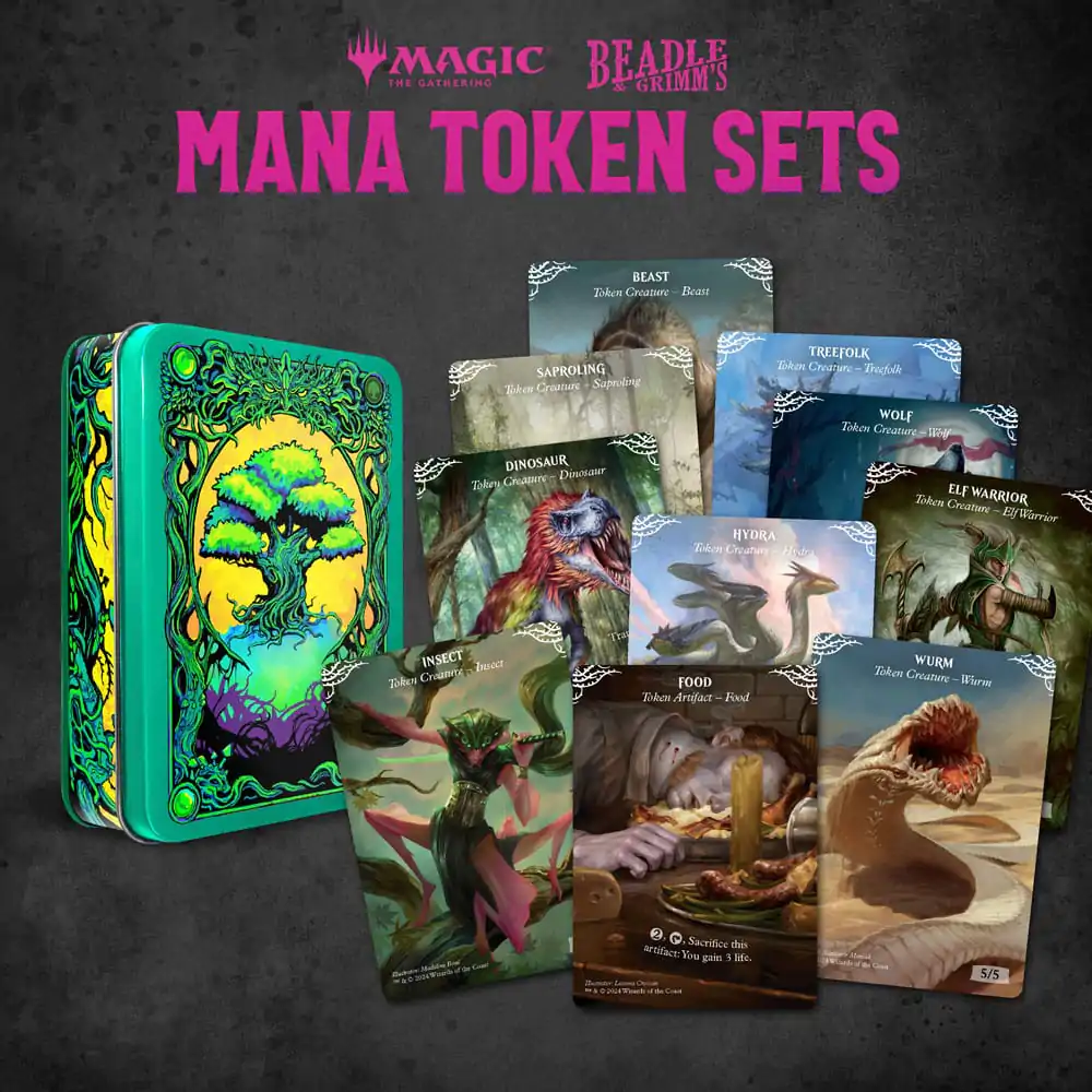 Magic the Gathering Kocky a Tokeny Balenie Zelená Mana produktová fotografia