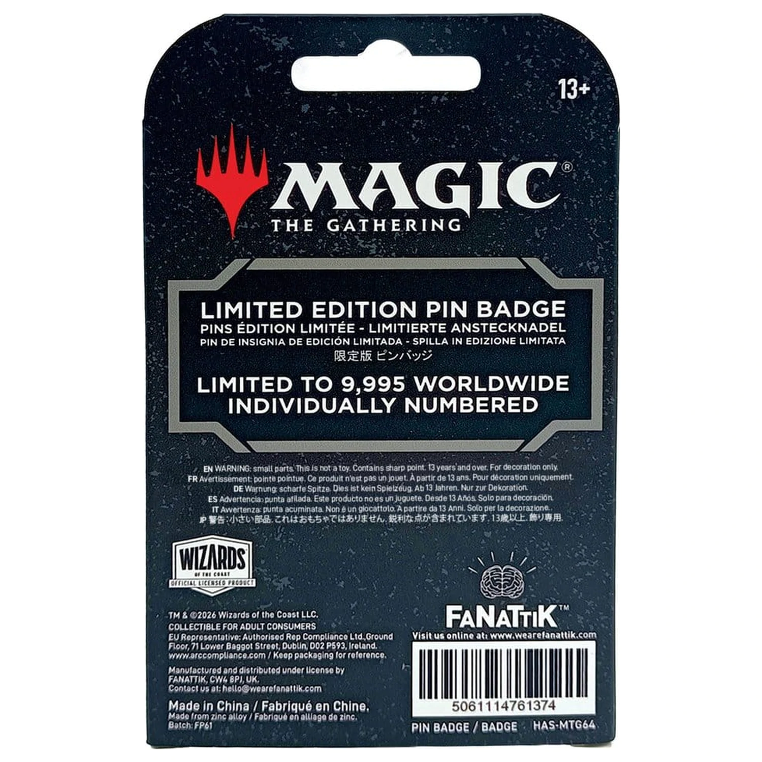 Magic: The Gathering odznak Planeswalker Limitovaná Edícia produktová fotografia