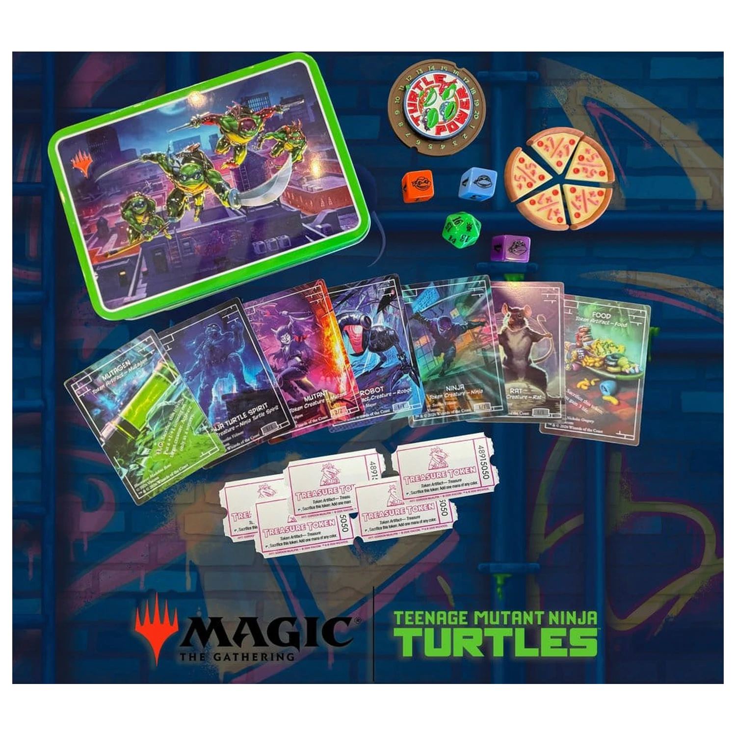 Magic the Gathering kocky a balenie žetónov Teenage Mutant Ninja Turtles *Angličtina* produktová fotografia