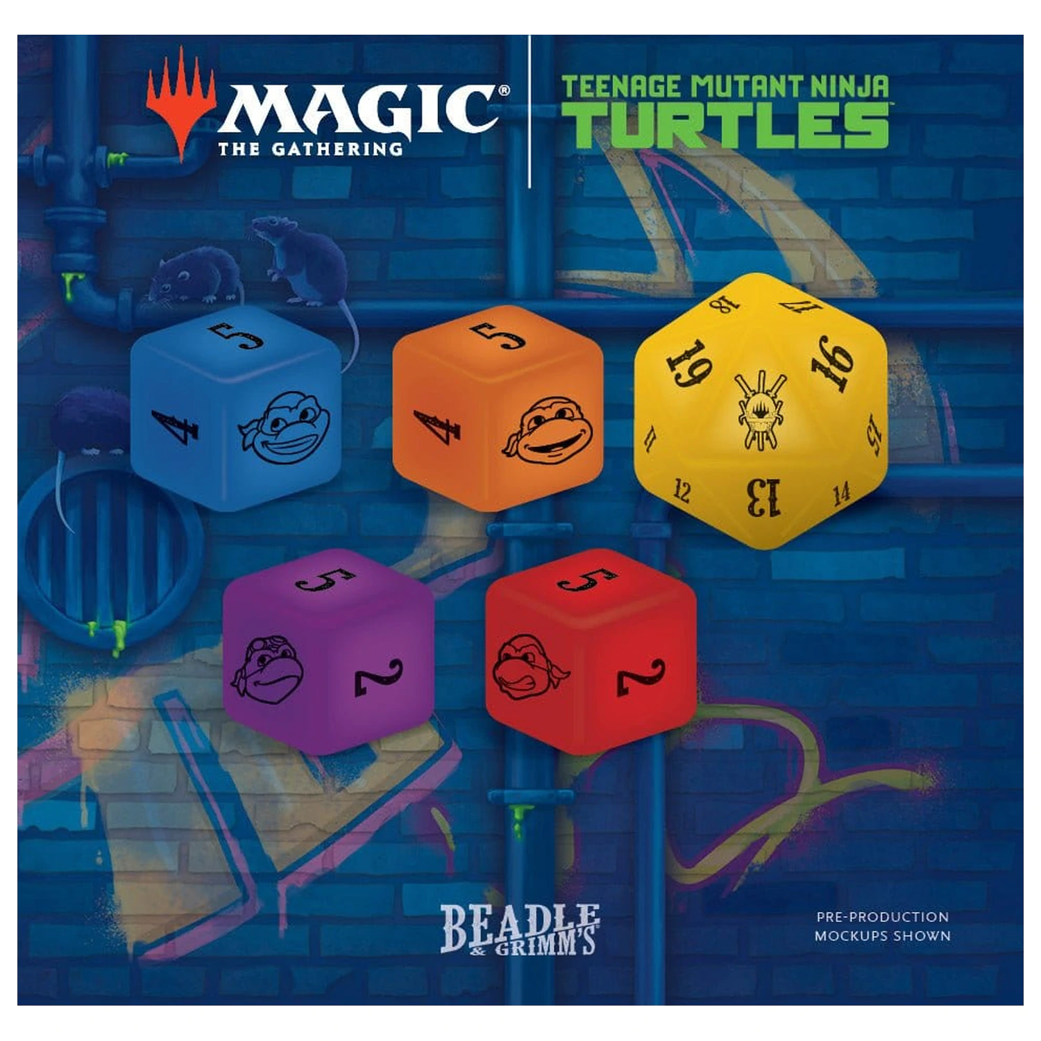 Magic the Gathering kocky a balenie žetónov Teenage Mutant Ninja Turtles *Angličtina* produktová fotografia