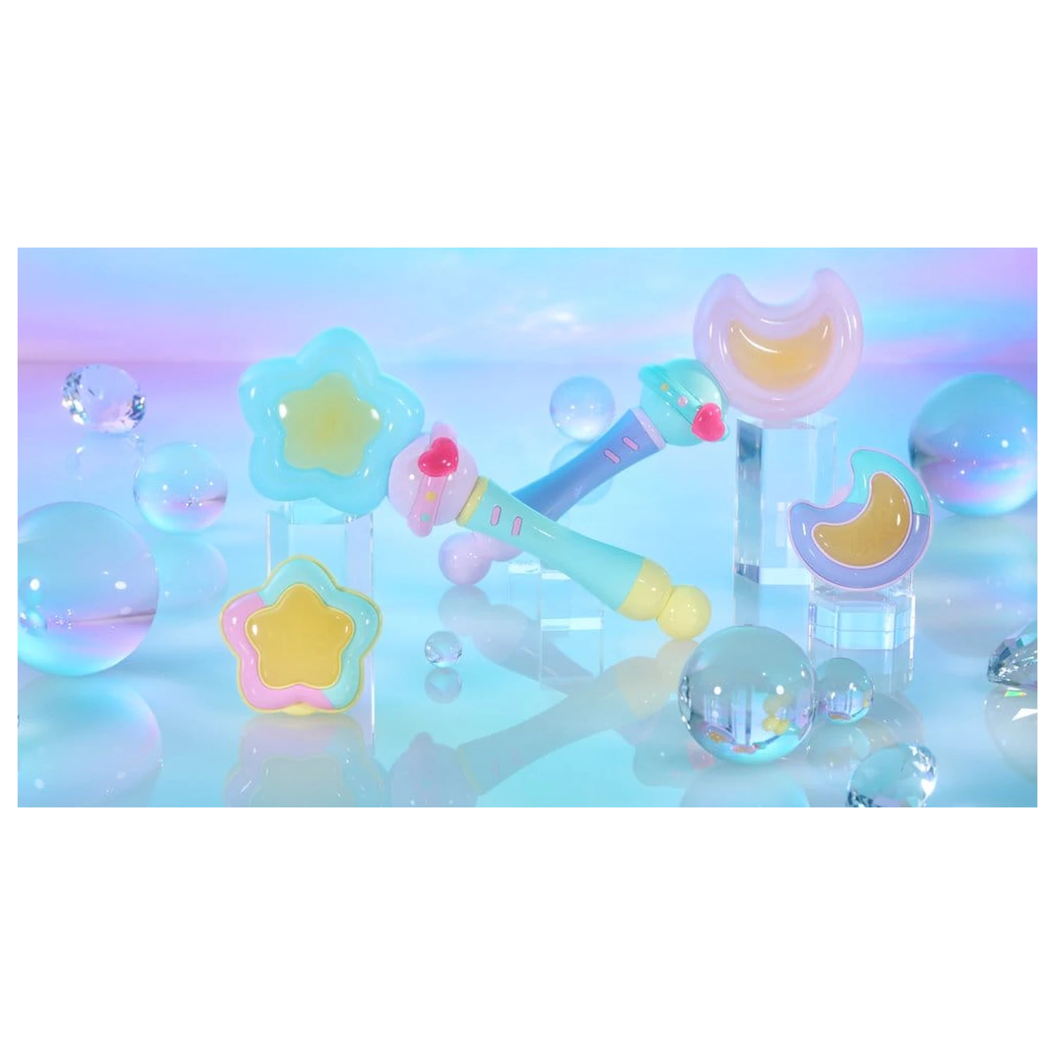 Magical Sisters Lulutto Lilly Proplica replika Stattoneoneon & GlassHeart HopePact súprava 25 cm produktová fotografia