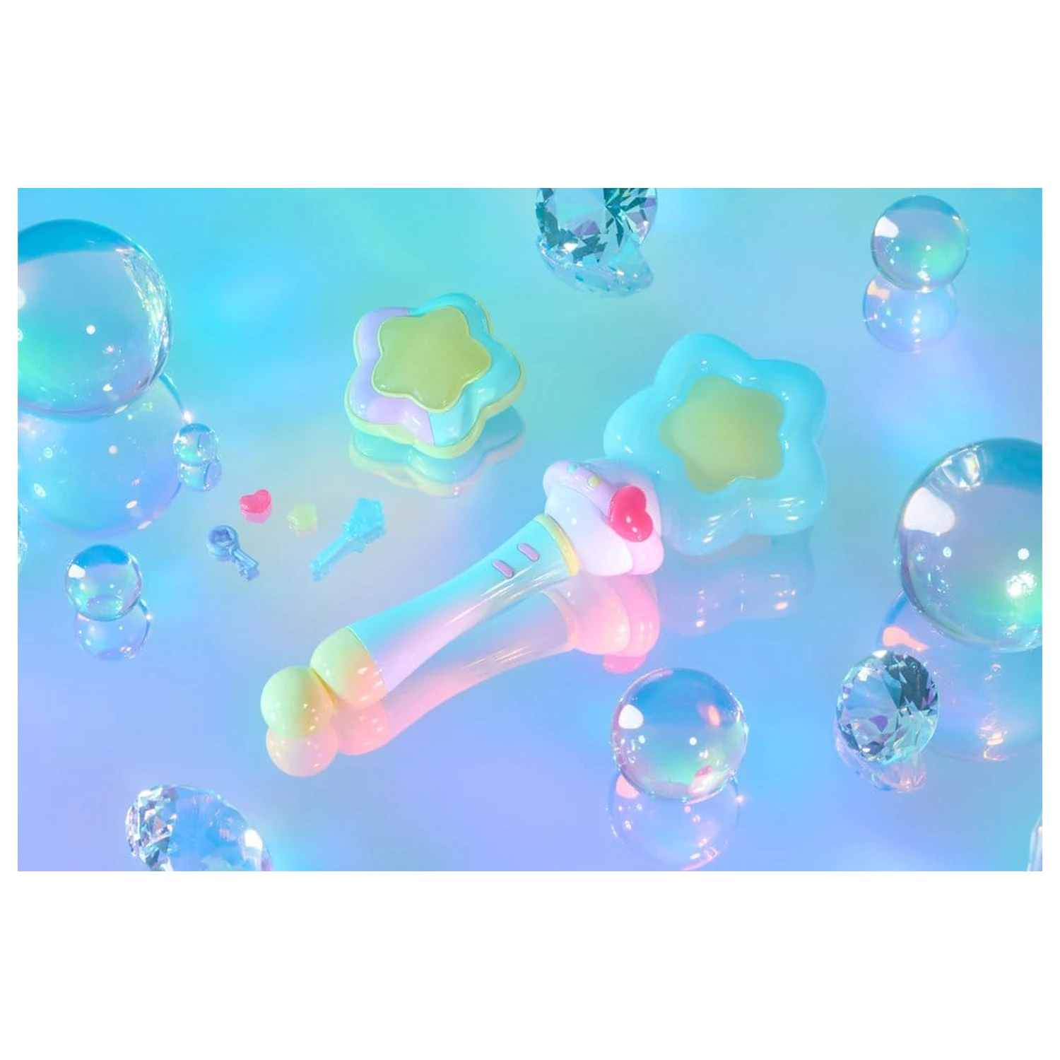Magical Sisters Lulutto Lilly Proplica replika Stattoneoneon & GlassHeart HopePact súprava 25 cm produktová fotografia