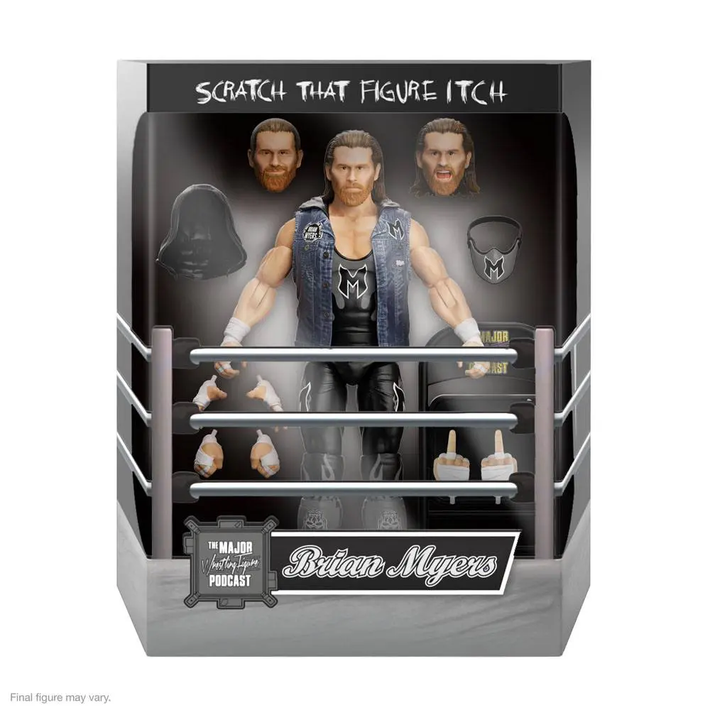 Major Wrestling Podcast Ultimates Akčná figúrka vlna 2 Brian Myers (Most Professional Wrestler) 18 cm termékfotó