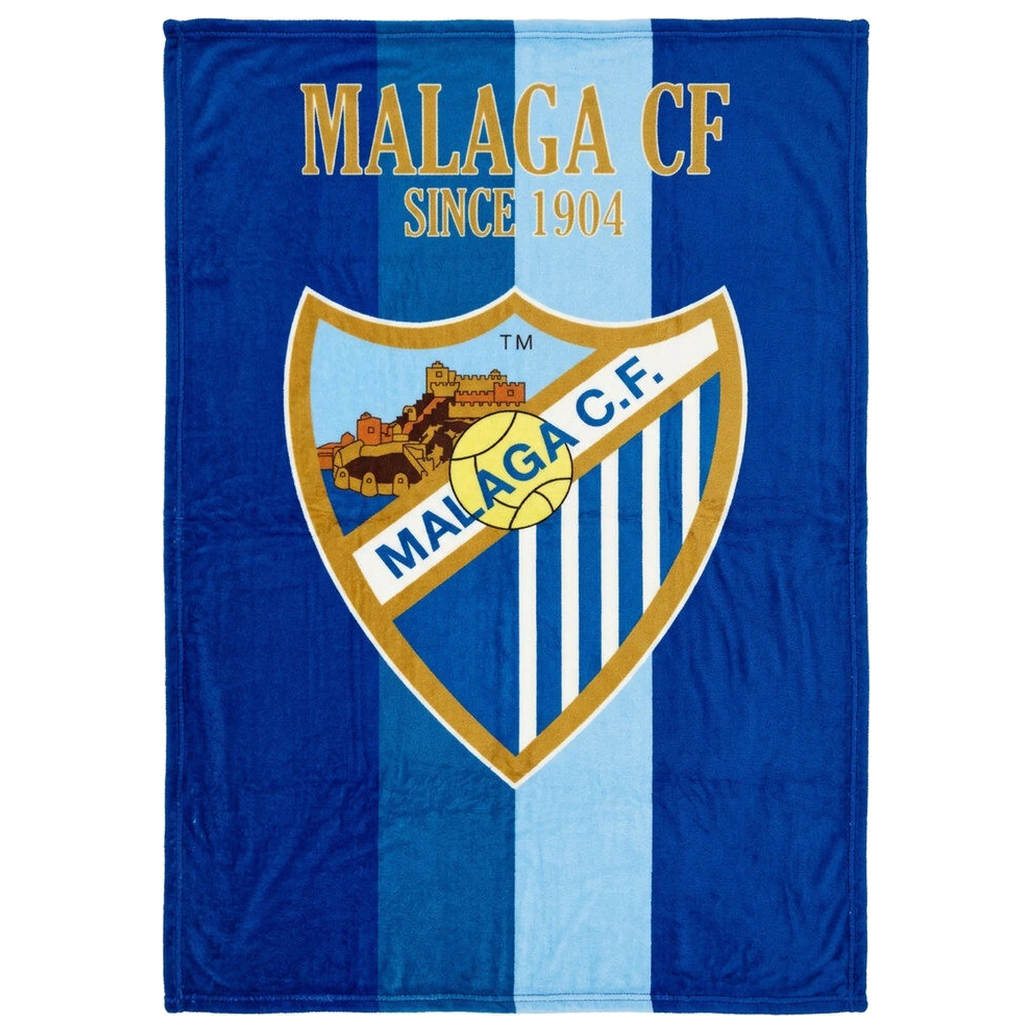 Malaga F.C prikrývka 100x140cm produktová fotografia