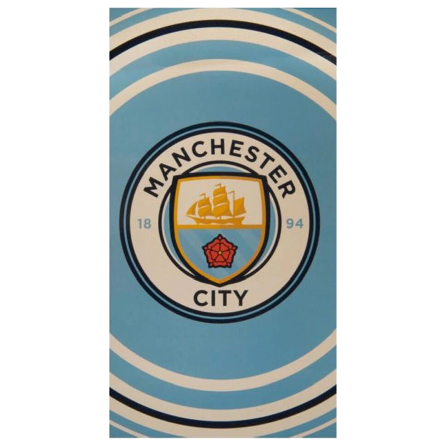 Manchester City mikrovláknová plážová osuška produktová fotografia