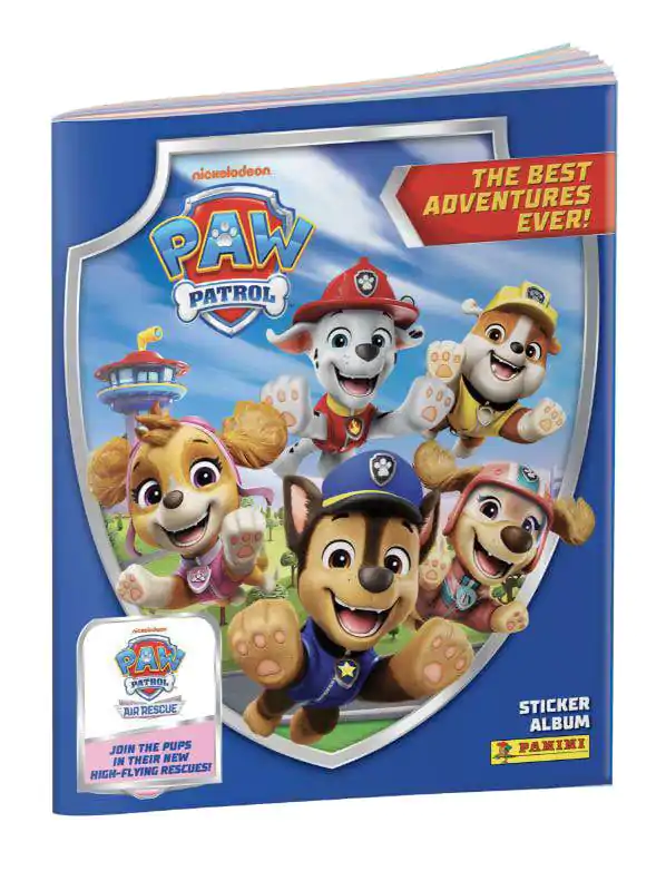 Paw Patrol 11 samolepkový zberateľský album Nemecká verzia produktová fotografia