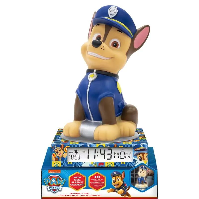 Paw Patrol 3D lampa s budíkom termékfotó