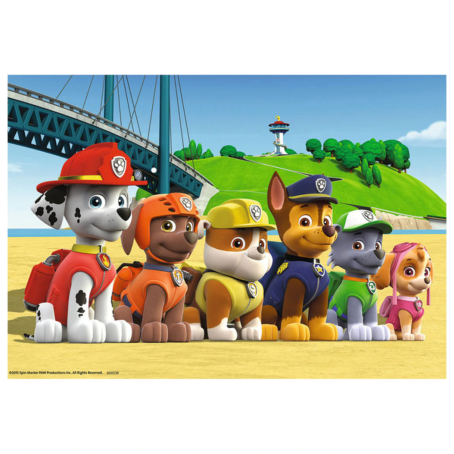 Paw Patrol Plážové puzzle 2x24ks produktová fotografia