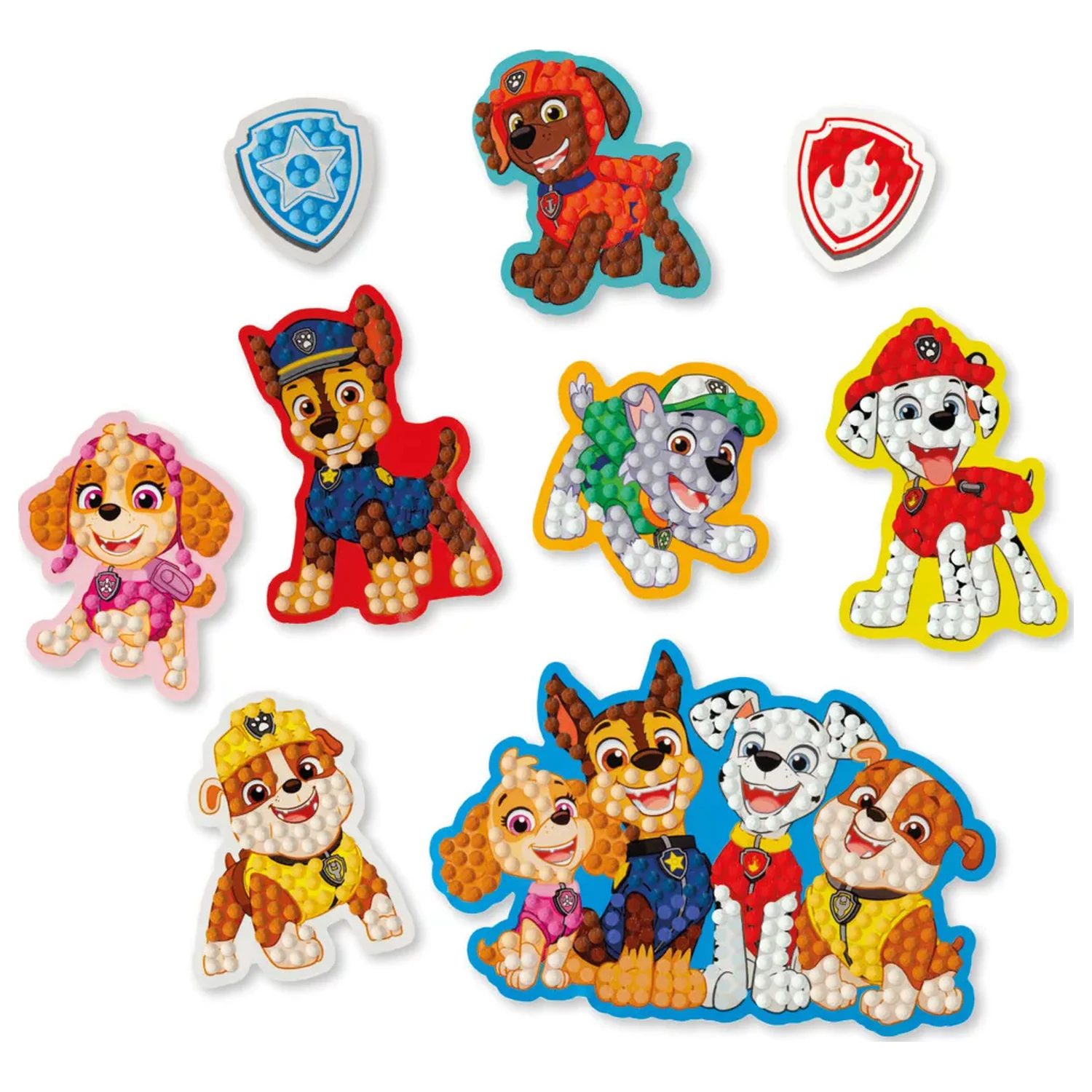 Paw Patrol Best Team diamantové maľovanie nálepka 9-balenie produktová fotografia