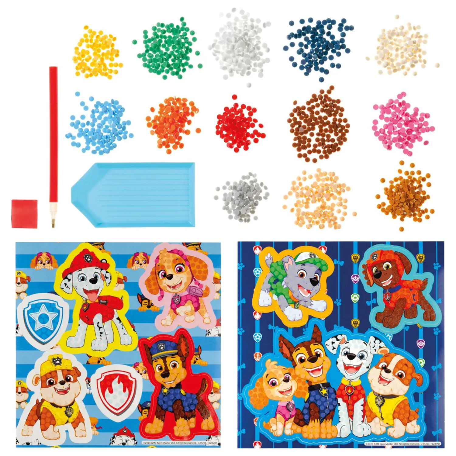 Paw Patrol Best Team diamantové maľovanie nálepka 9-balenie produktová fotografia