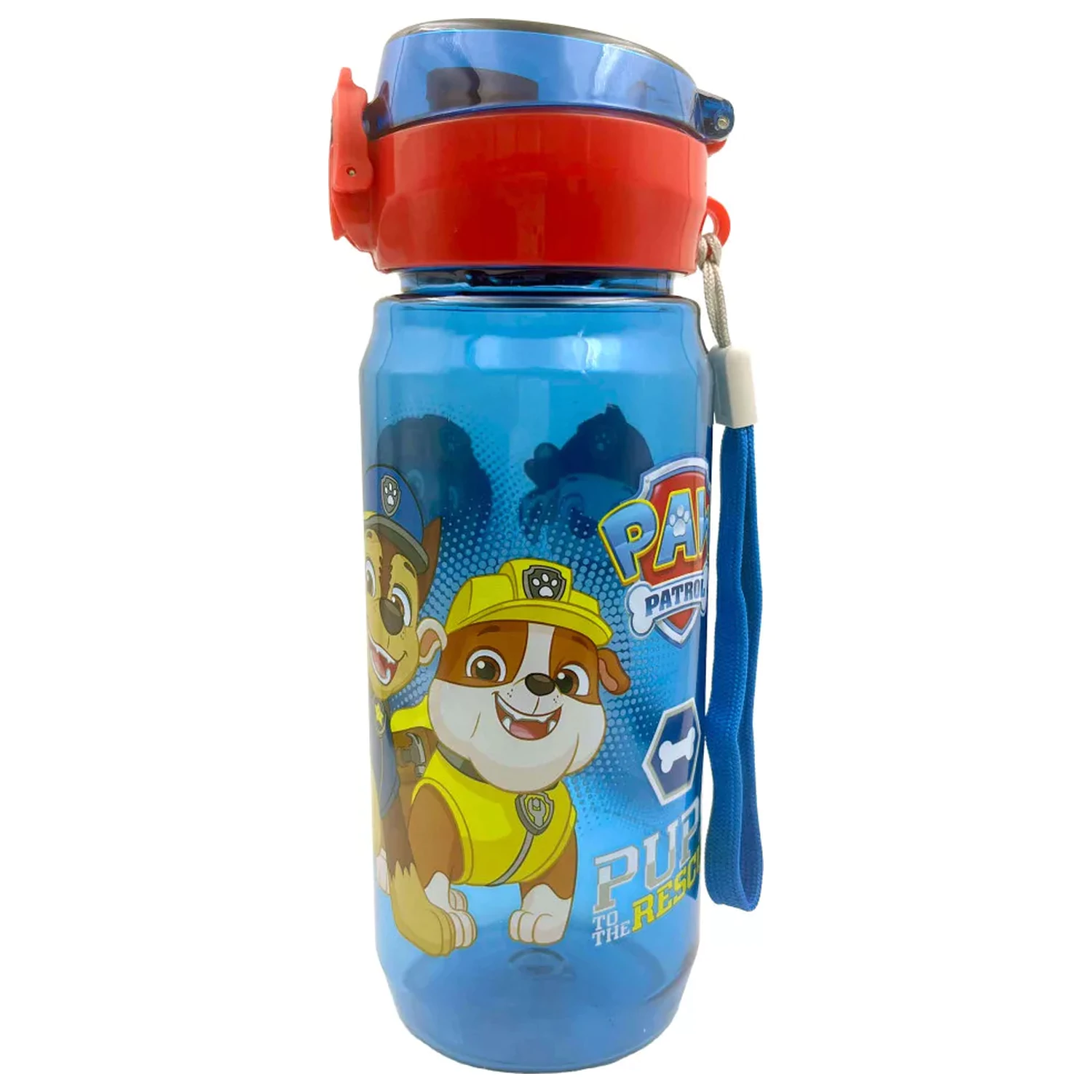 PAW Patrol Best Team plastová fľaša na vodu s vešiakom 600 ml produktová fotografia