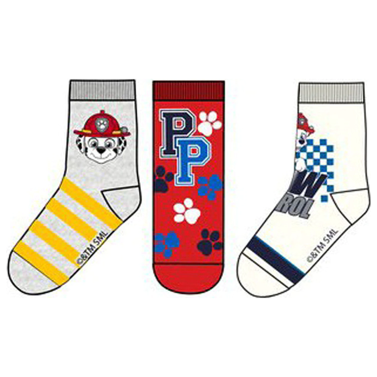 PAW Patrol Chlapčenské Crew detské ponožky 23/26 produktová fotografia