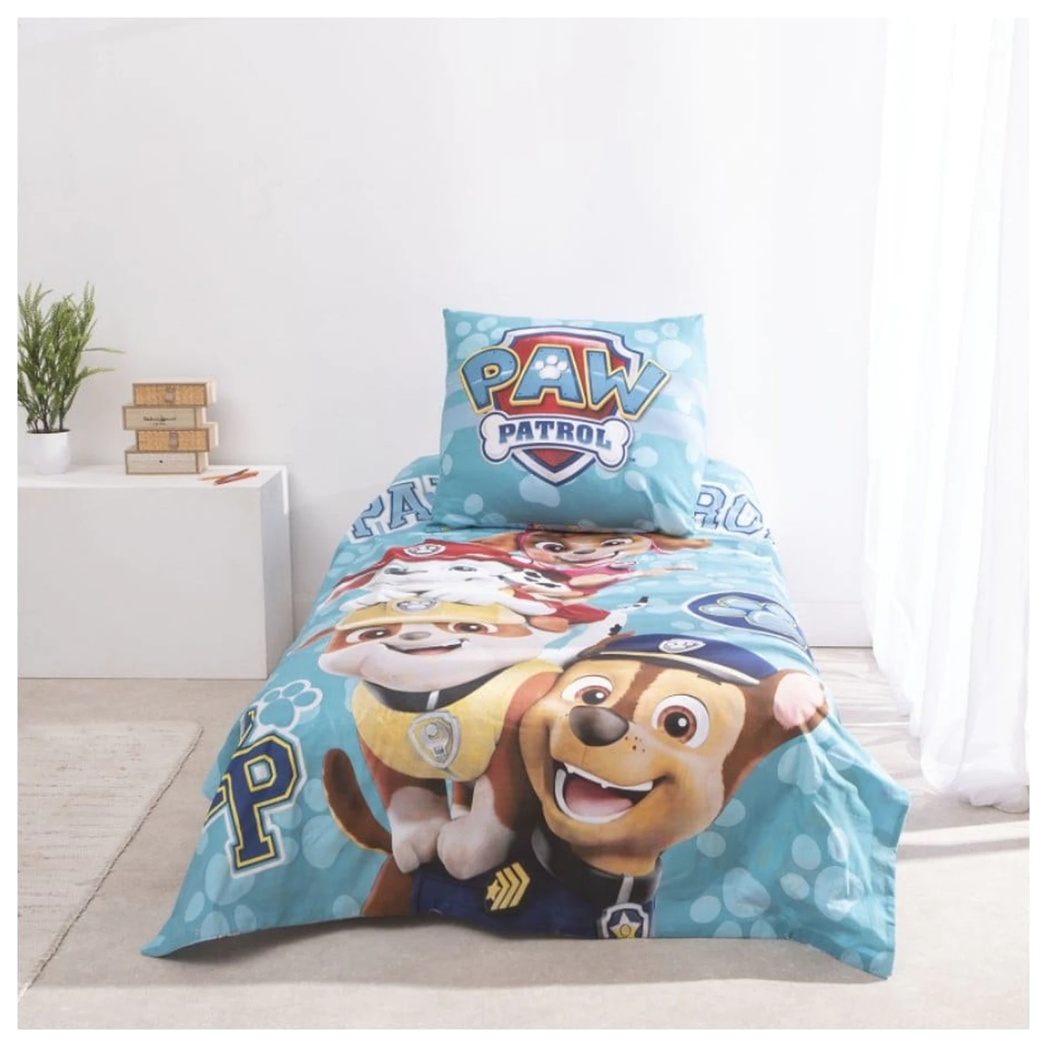 Paw Patrol Brave Paws obliečka na paplón produktová fotografia
