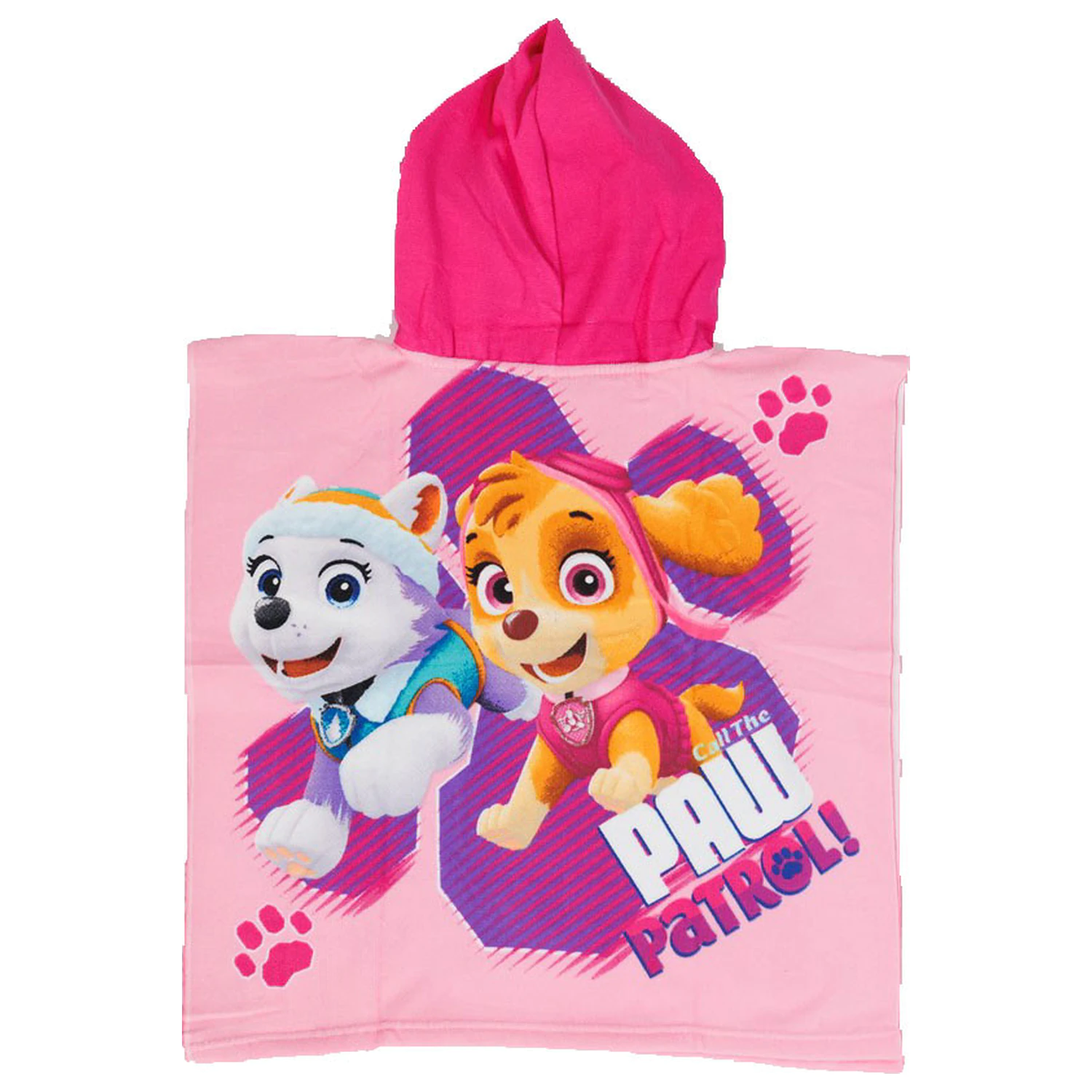 Paw Patrol Call the Girls plážové pončo osuška 55x110 cm produktová fotografia