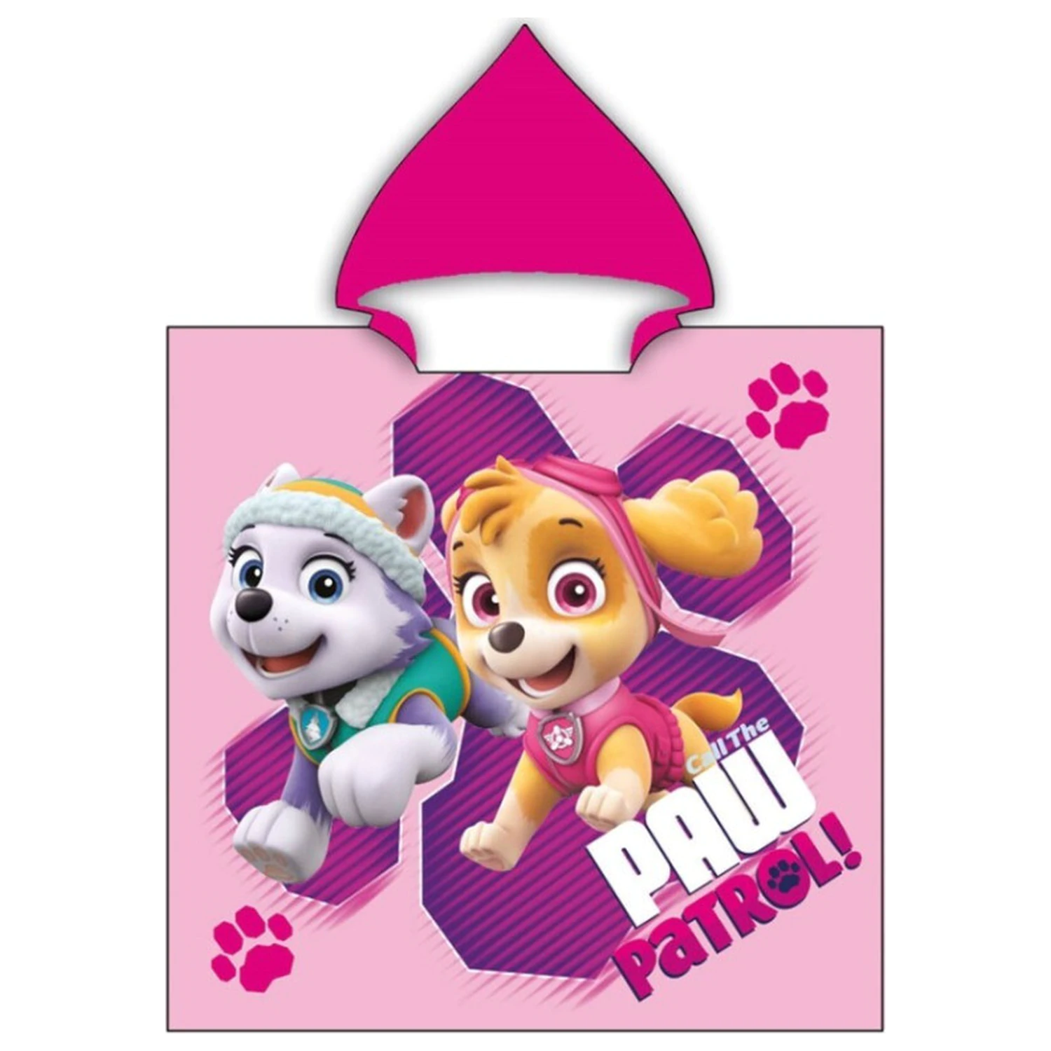 Paw Patrol Call the Girls plážové pončo osuška 55x110 cm produktová fotografia