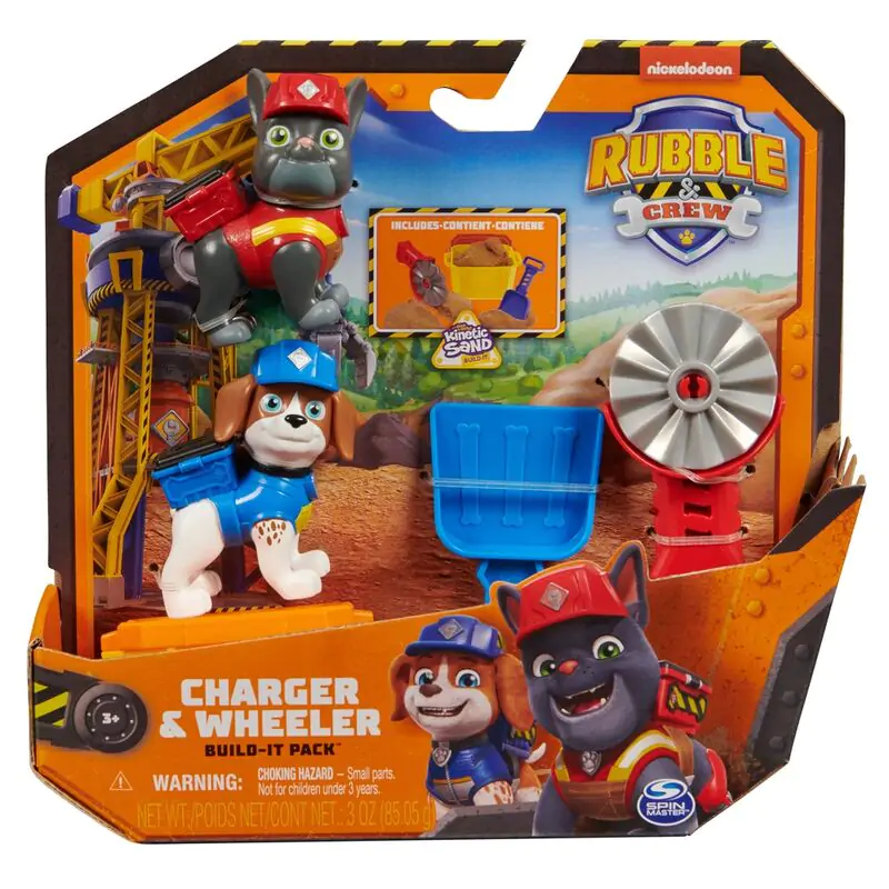 Paw Patrol Charger Wheeler Rubble & Crew balenie 2 figúrkami termékfotó