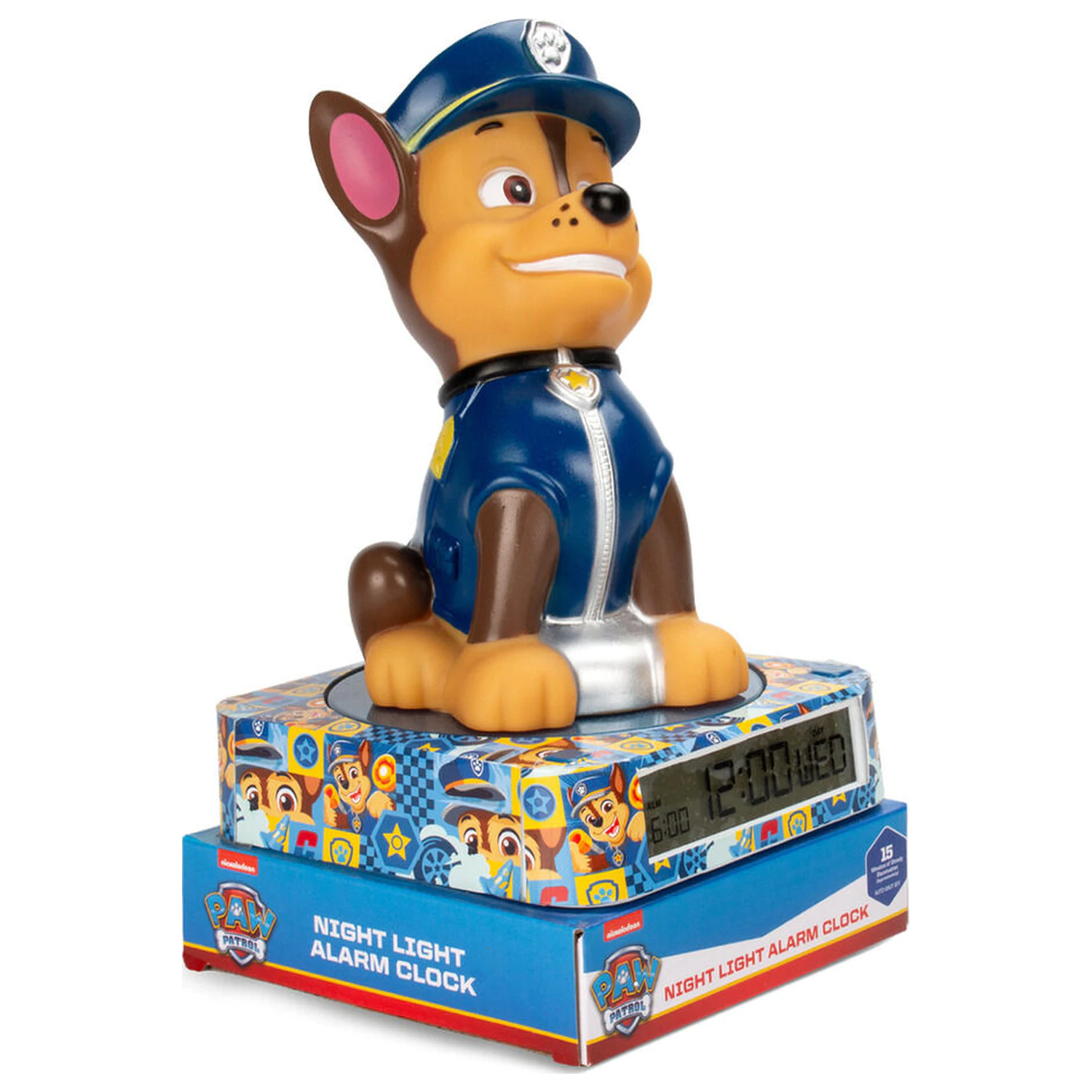 Paw Patrol Chase 3D lampa s alarmom produktová fotografia