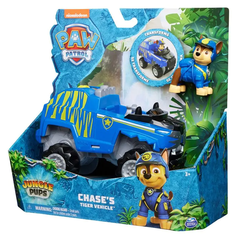 Paw Patrol Chase Jungle Pups vozidlo pack figúrky produktová fotografia