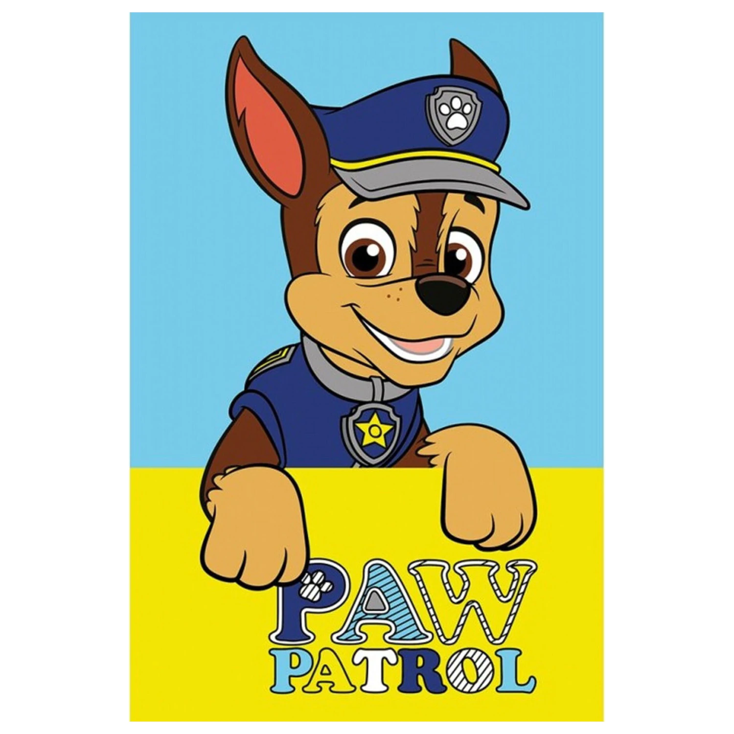 Paw Patrol Chase uterák na ruky, uterák na tvár, uterák produktová fotografia