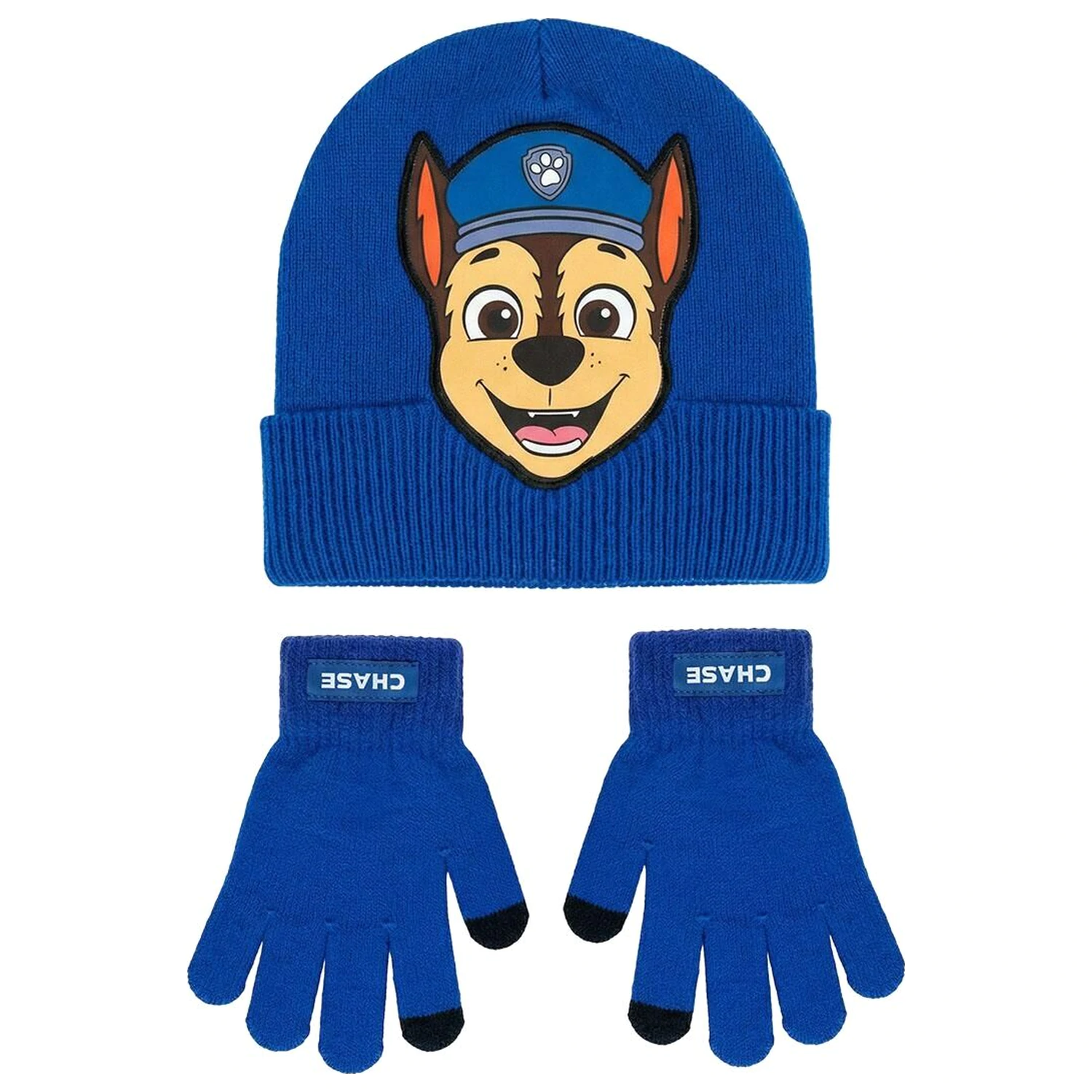 Paw Patrol Chase sada čiapky a rukavíc produktová fotografia
