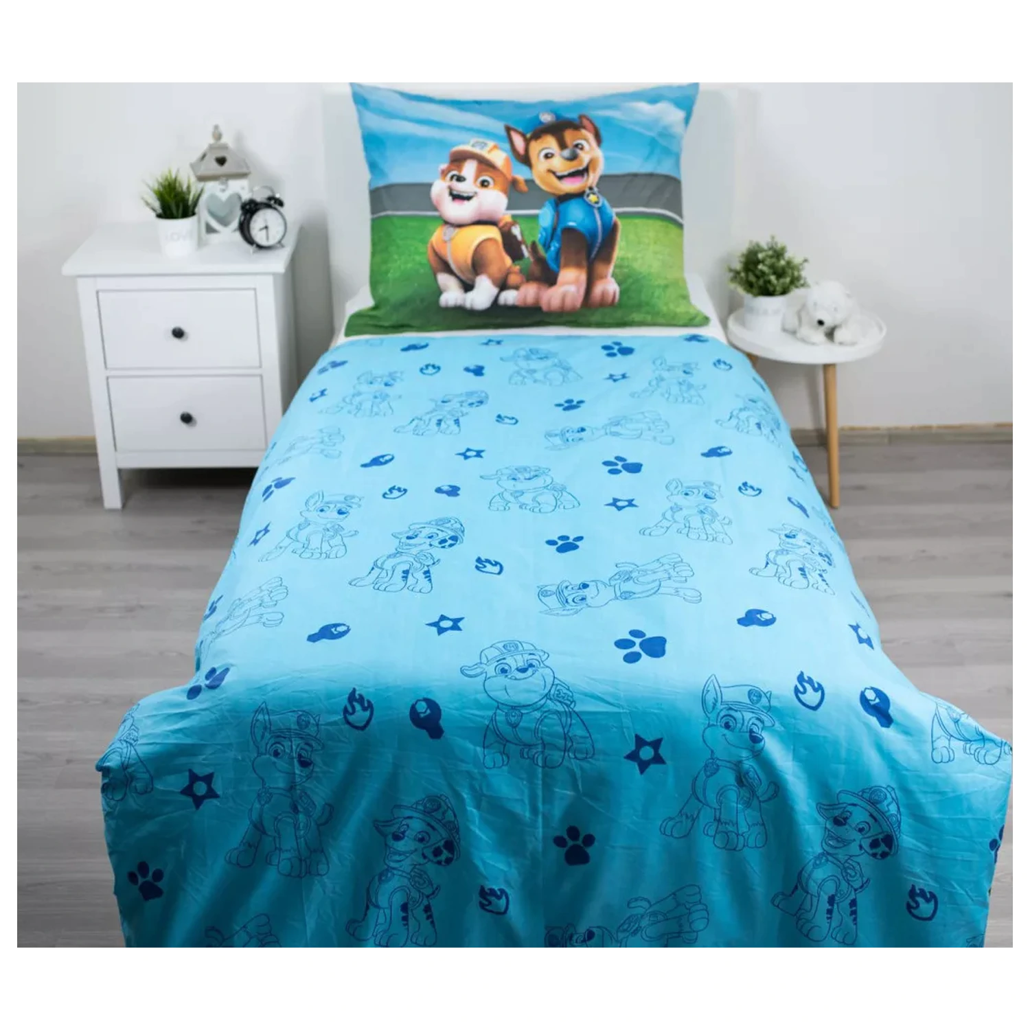 PAW Patrol Chilling mikrovláknová posteľná súprava produktová fotografia