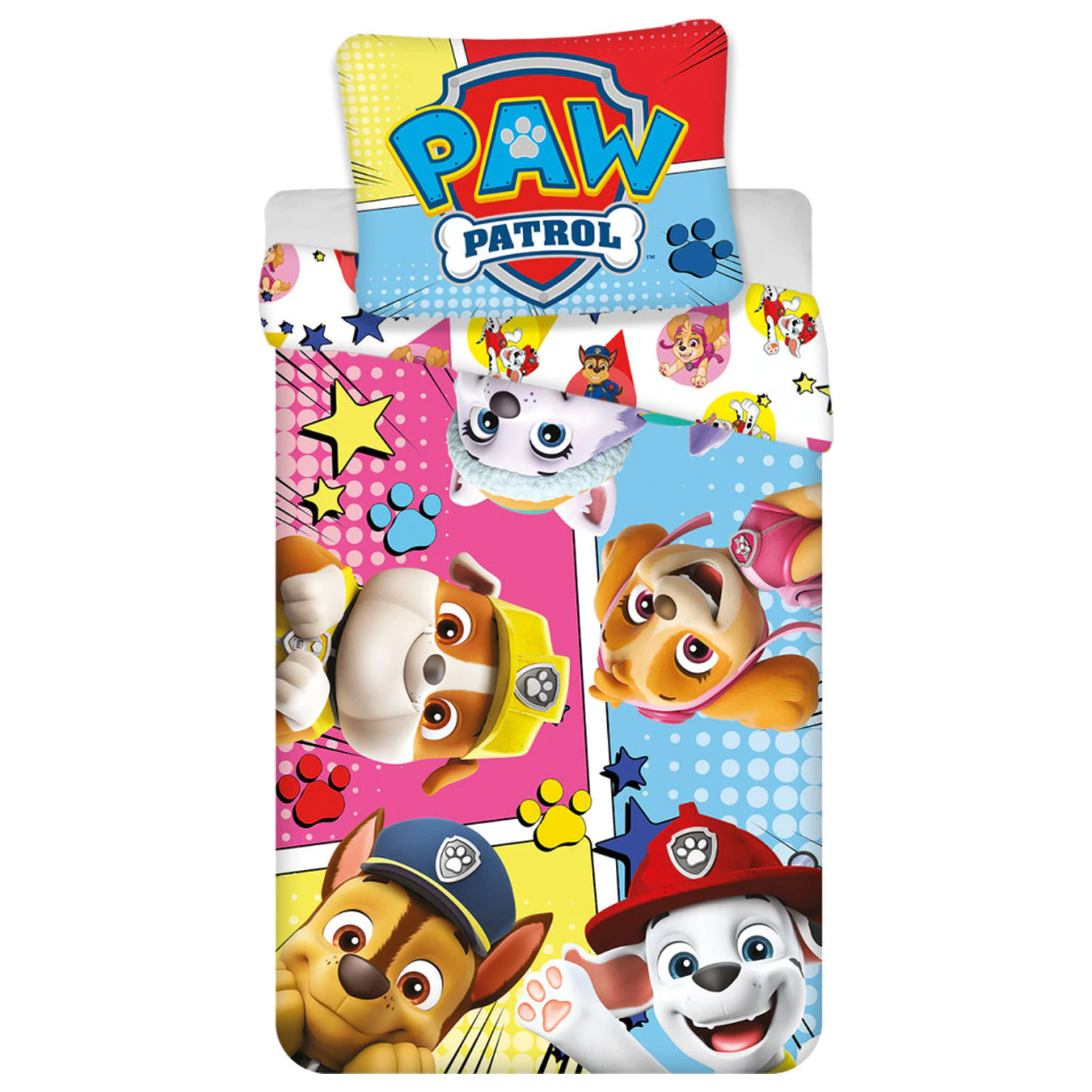 Paw Patrol Comic Detská, predškolská obliečka na perinu produktová fotografia