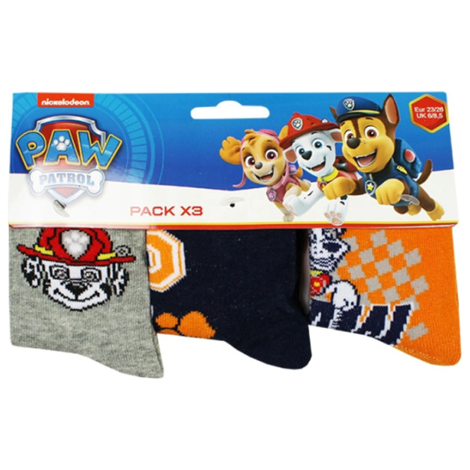 Paw Patrol Crew Detské ponožky 23/26 produktová fotografia