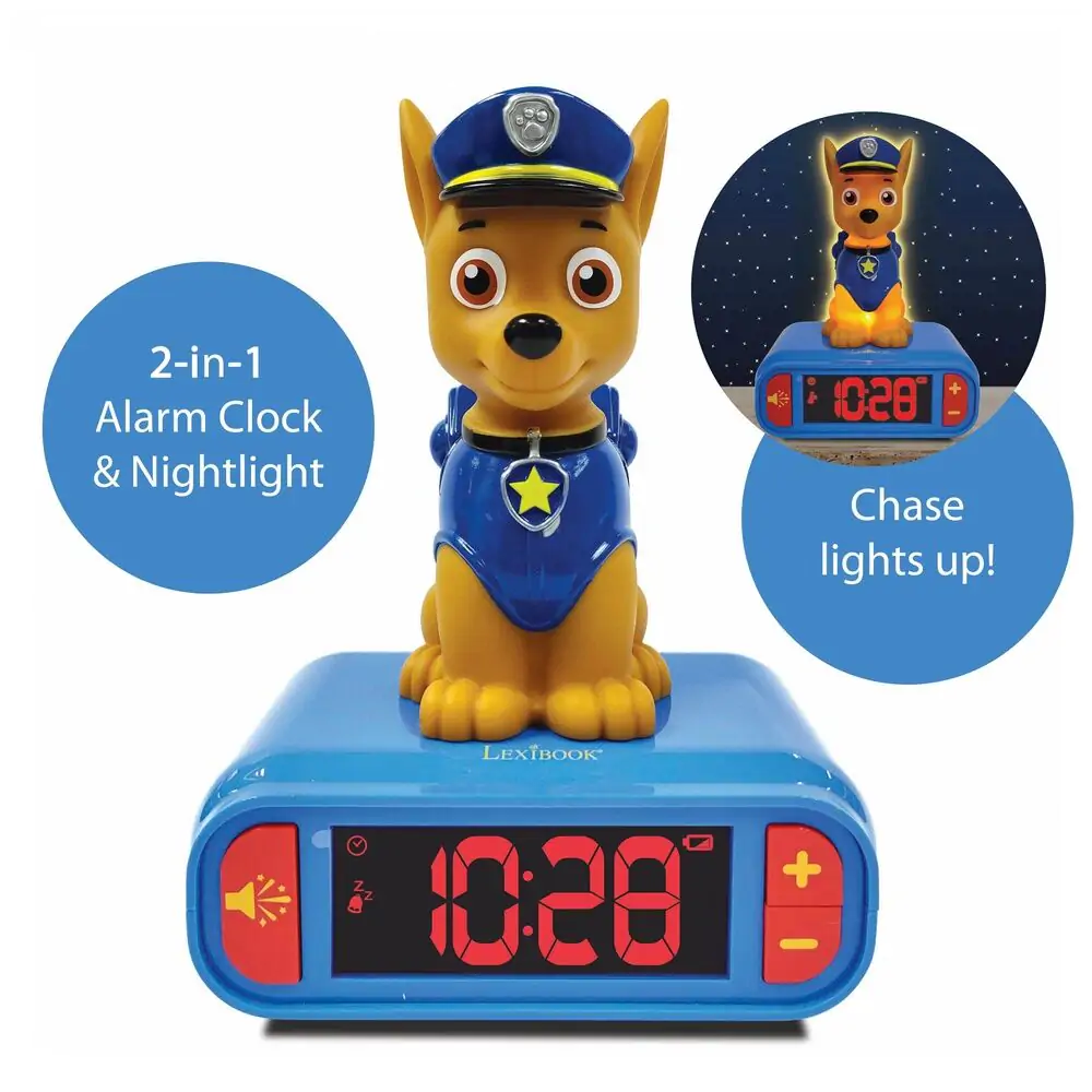 Paw Patrol digitálny budík produktová fotografia
