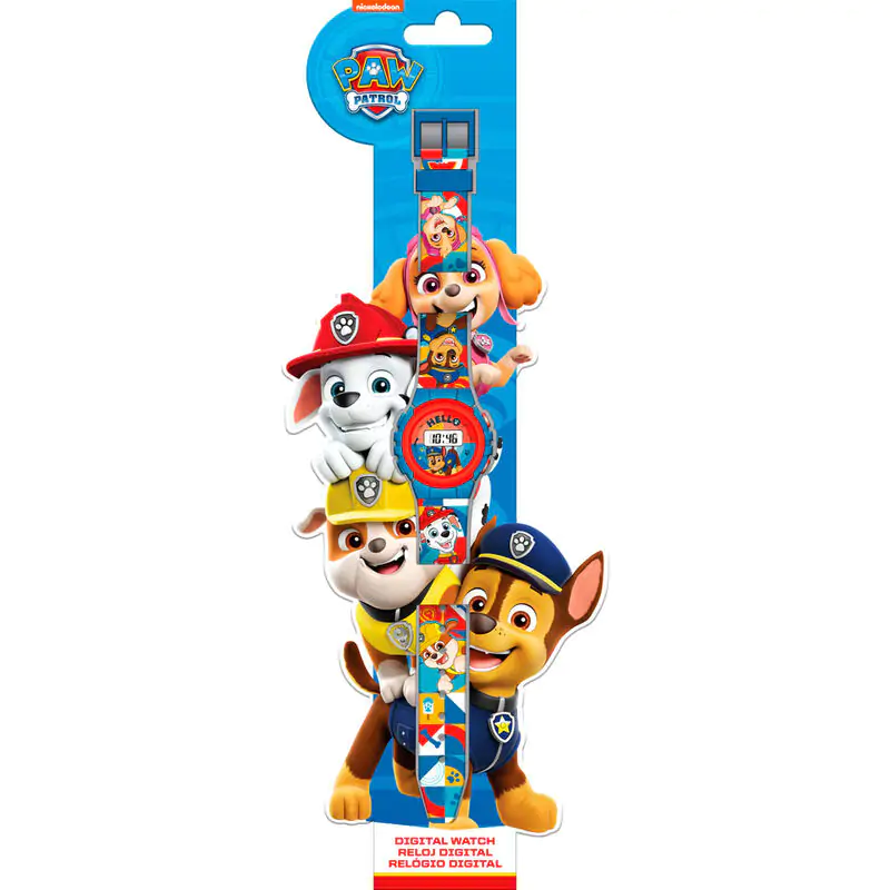 Paw Patrol digitálne hodinky produktová fotografia